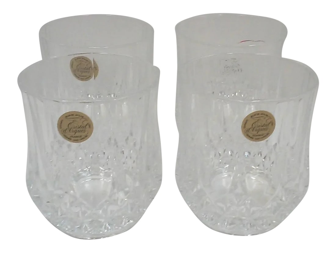 French Crystal Rock Glasses - Set of 4 (1 of 4)
