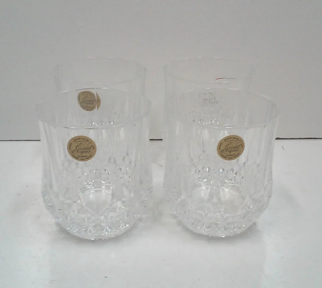French Crystal Rock Glasses - Set of 4 - 2