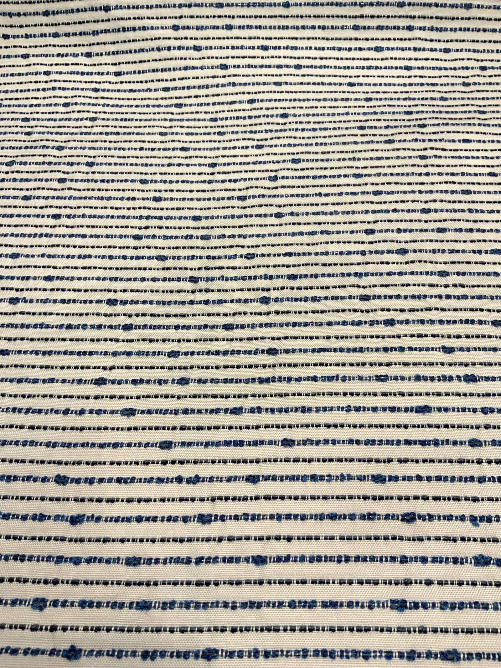 Seth Cabot/Lee Jofa for Kravet Blue and White Slubby Woven 3736.15 Designer Fabric - 9 Yards - 4