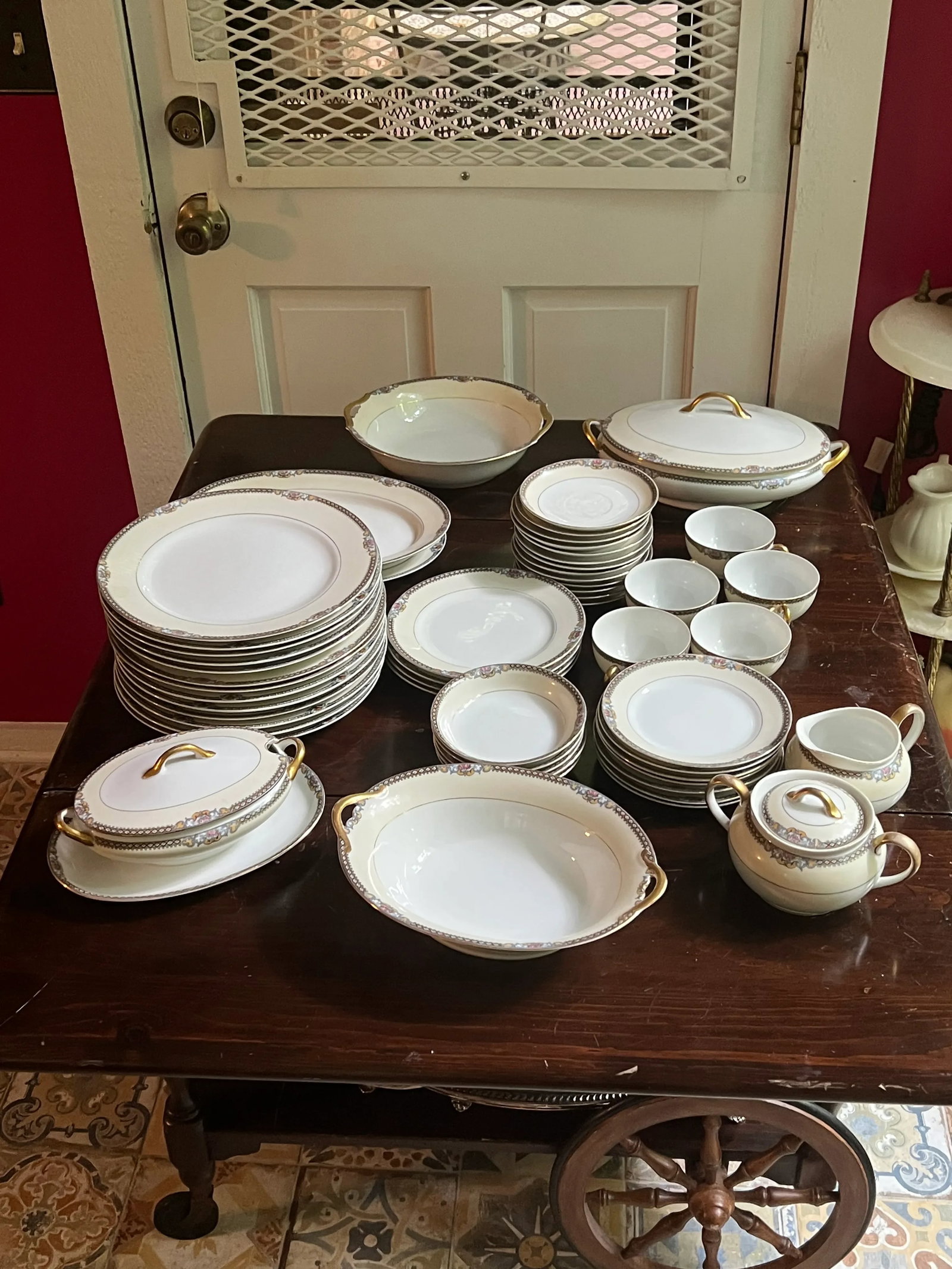 Antique Noritake Meringo, Made in Japan- 56 Pieces - 2