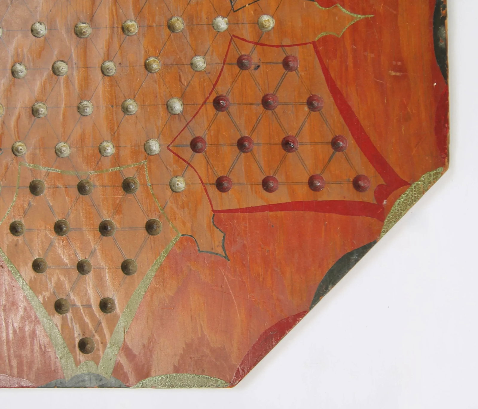 Circa 1930s Handmade Chinese Checkers Gameboard - 2