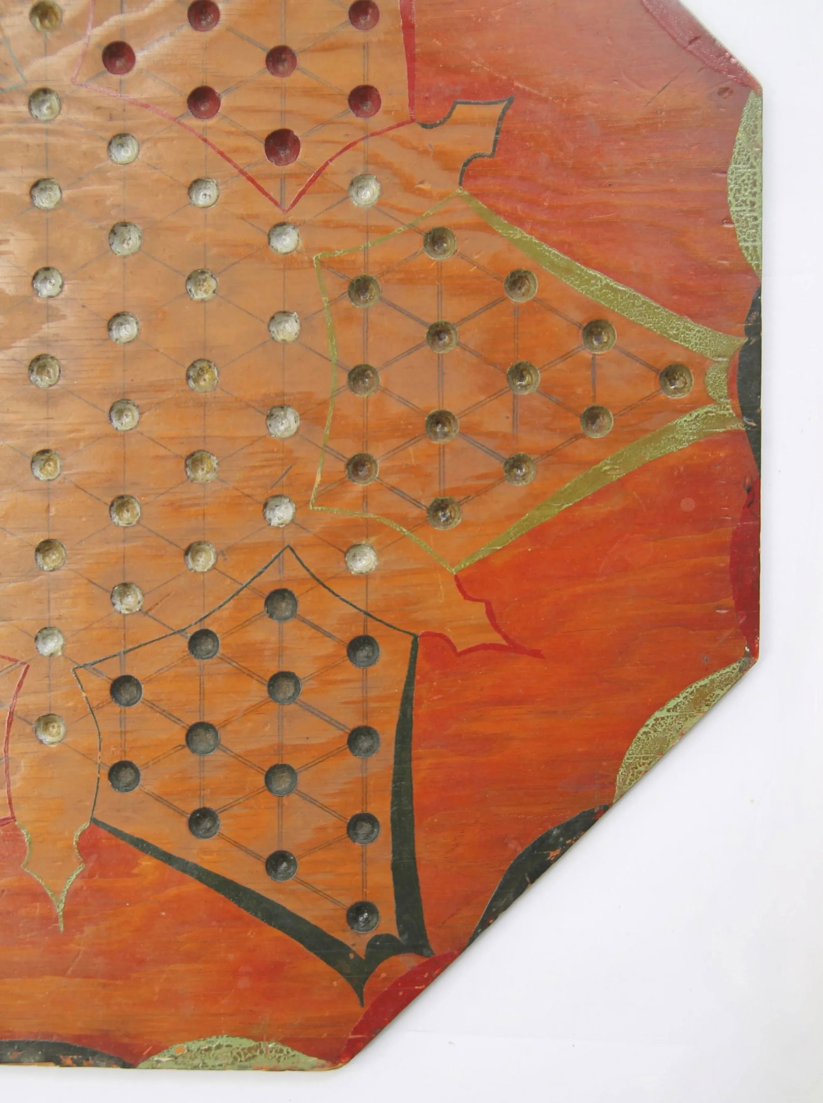 Circa 1930s Handmade Chinese Checkers Gameboard - 3