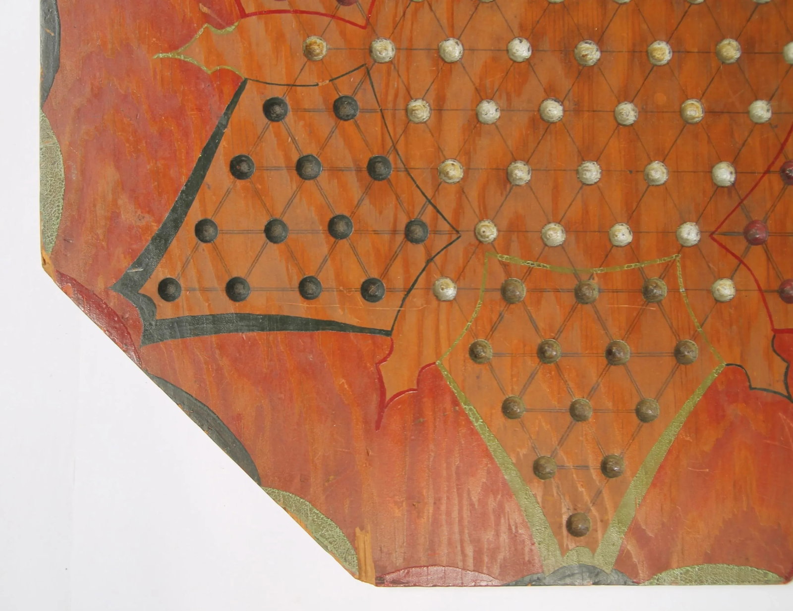 Circa 1930s Handmade Chinese Checkers Gameboard - 4
