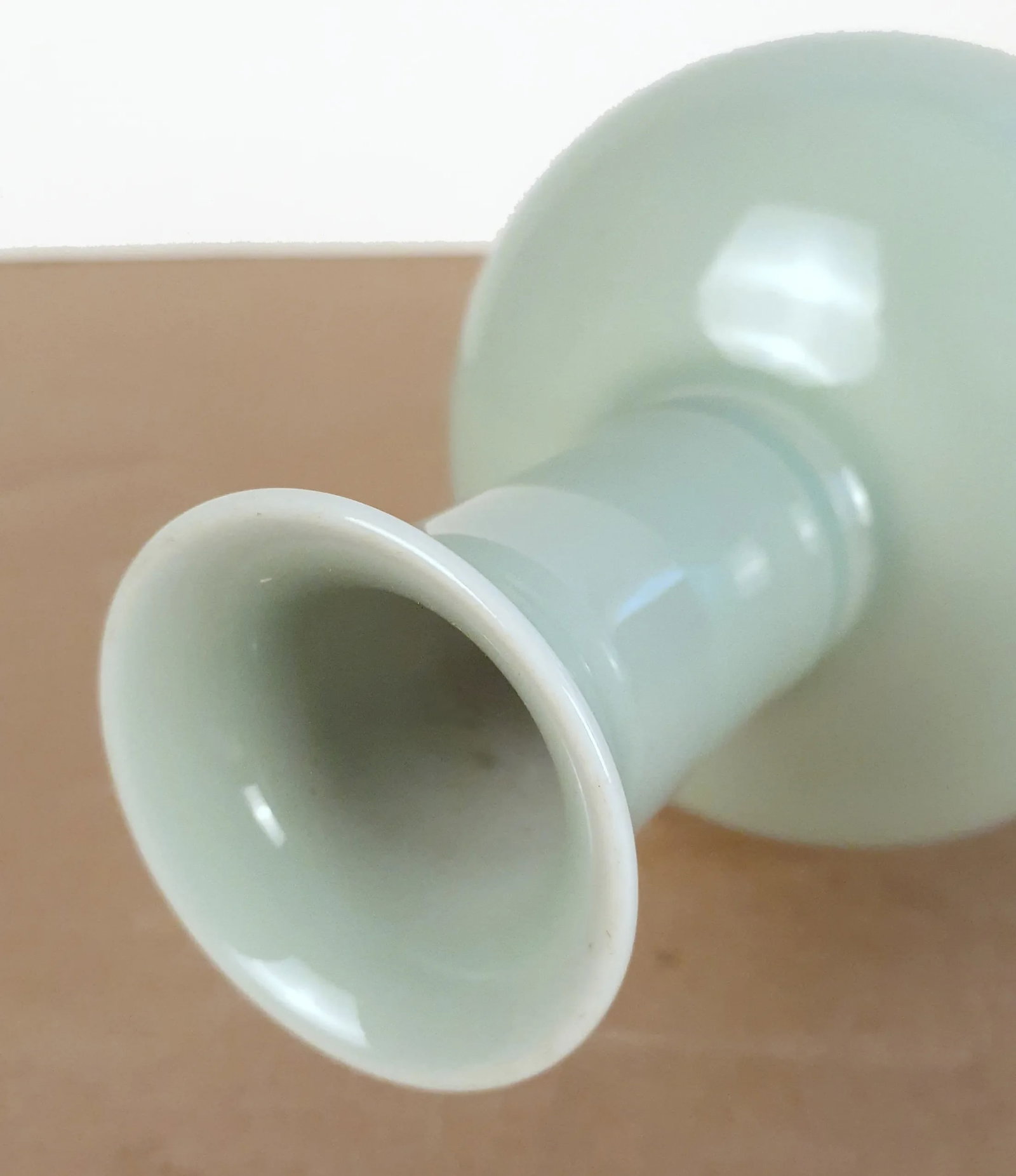 Early 20th Century Chinese Celadon Liuyeping Vase - 3