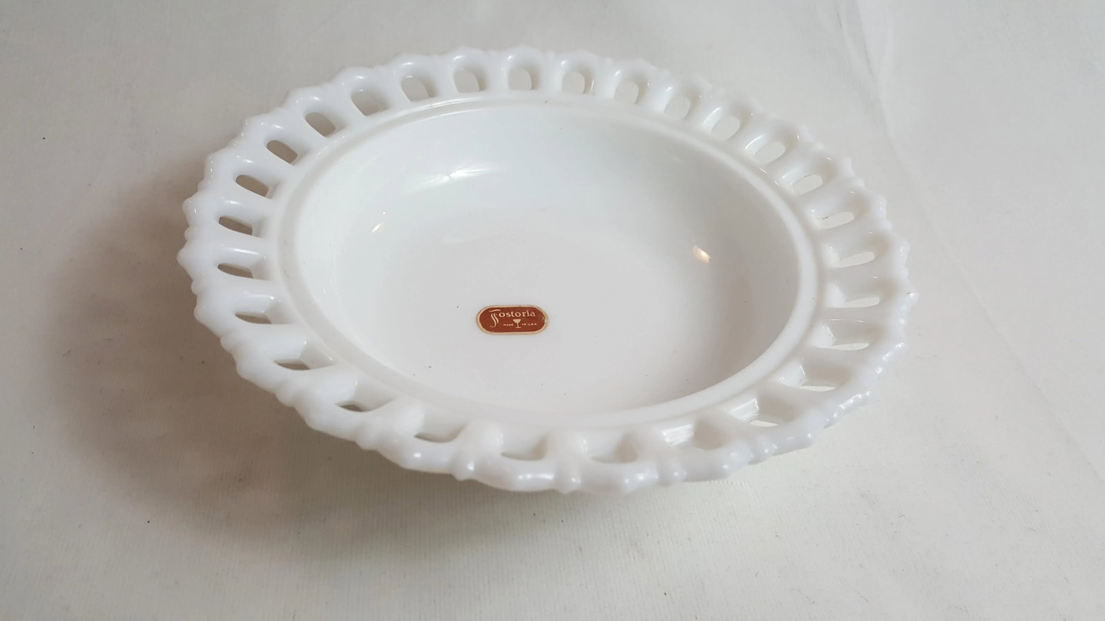 Fostoria Randolf Lace Edge Bowl - 2