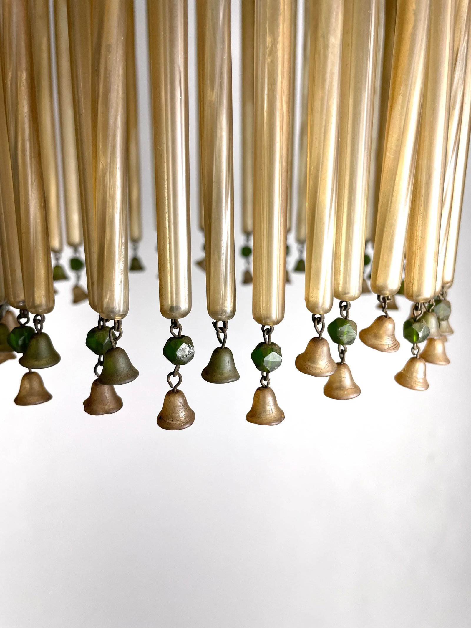 Early 20th Century Moroccan Hand Painted Chandelier With Glass Tassels - 3