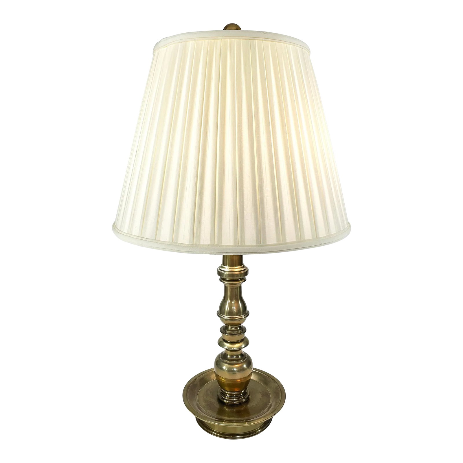 Mid-Century Stiffel Brass Double Bulb Lamp (1 of 8)