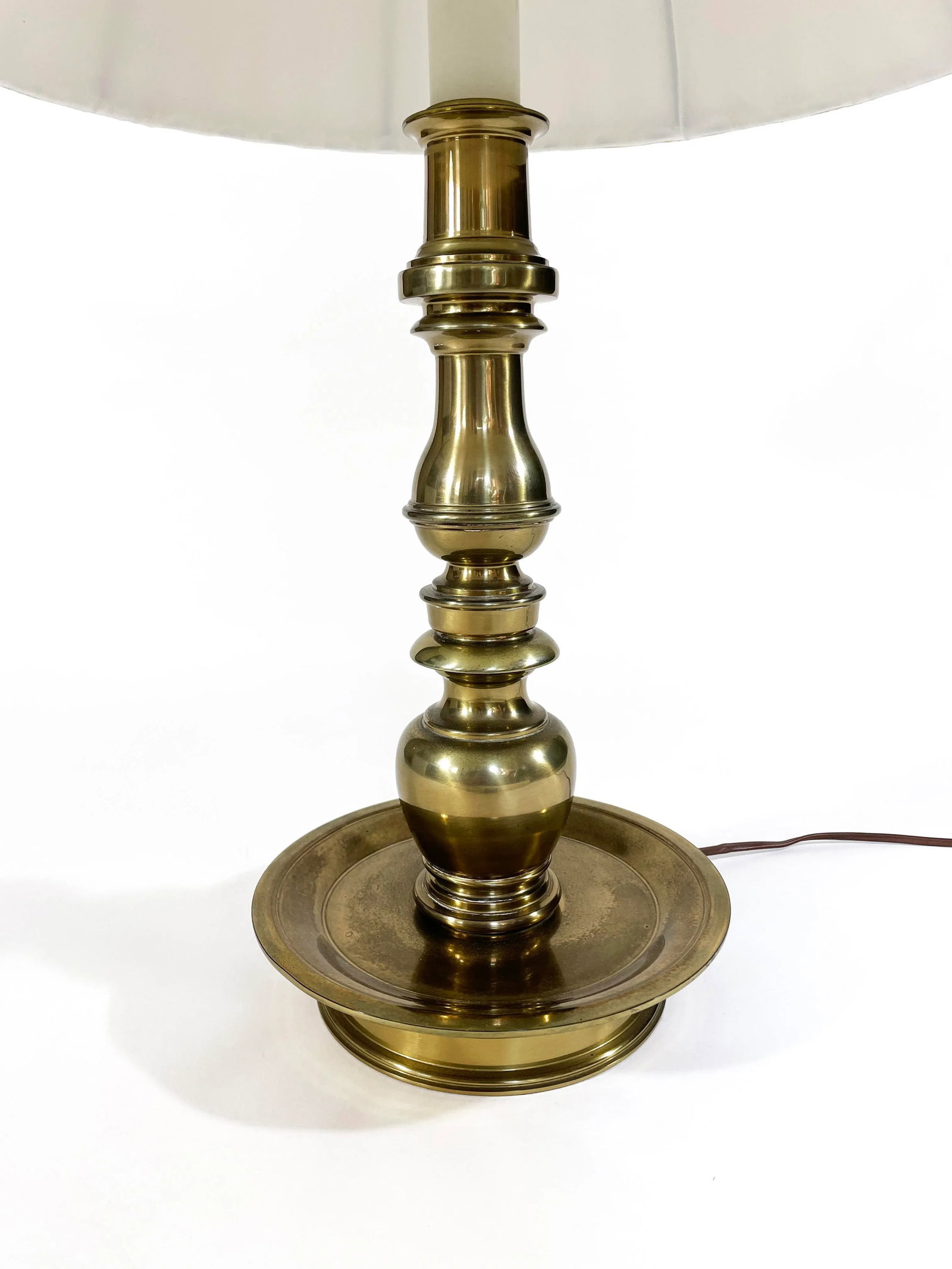 Mid-Century Stiffel Brass Double Bulb Lamp - 3