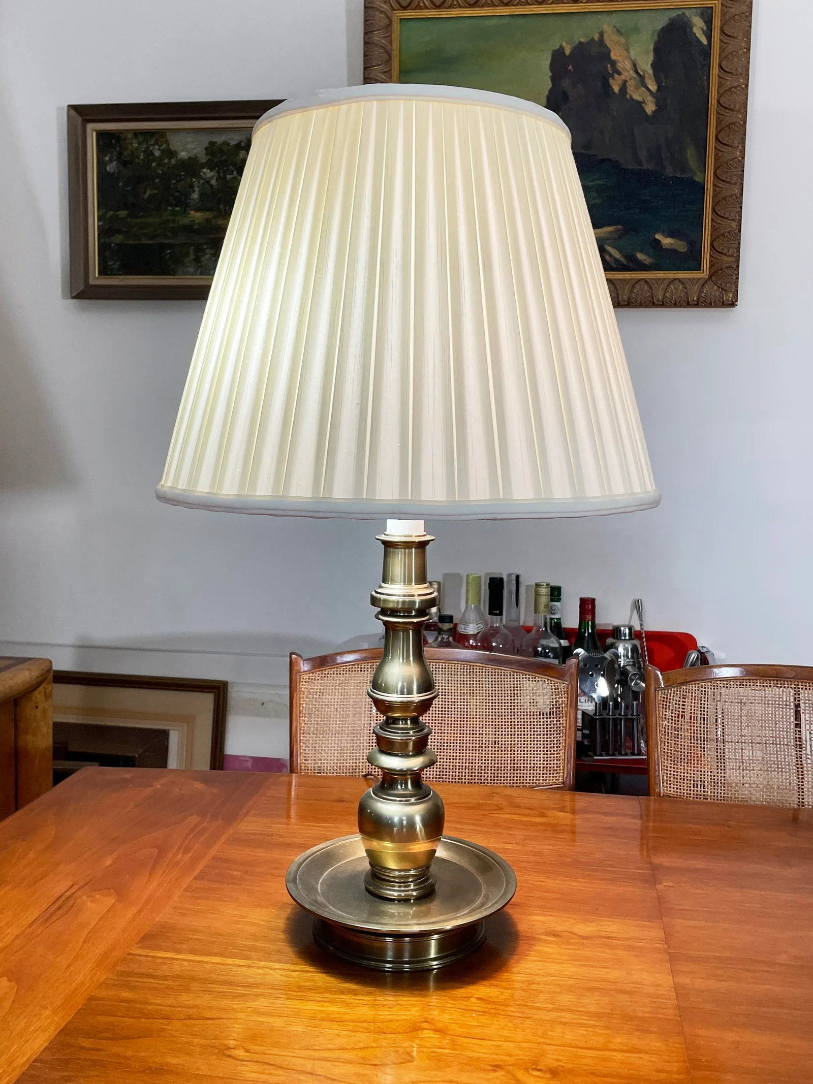 Mid-Century Stiffel Brass Double Bulb Lamp - 5