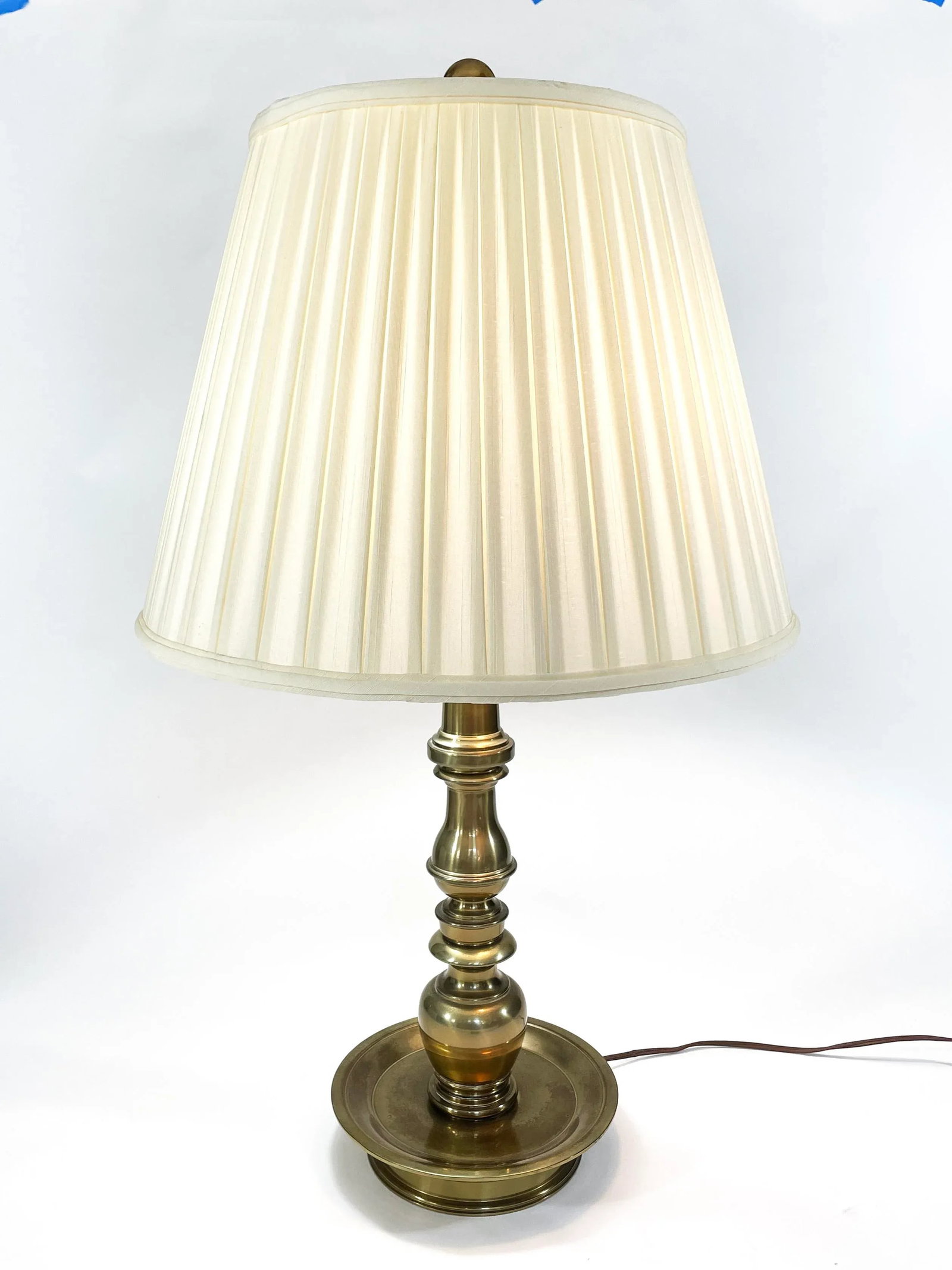 Mid-Century Stiffel Brass Double Bulb Lamp - 8