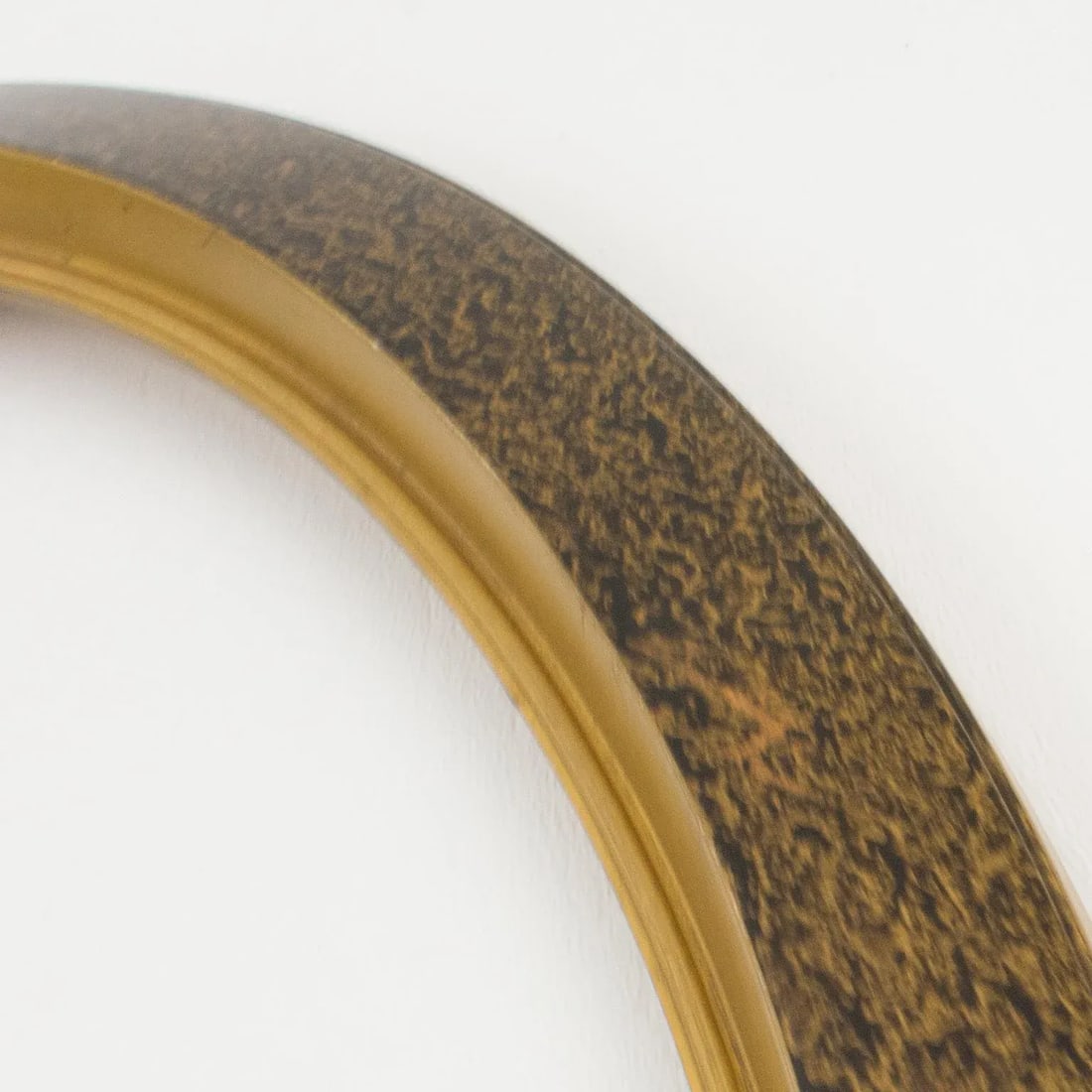 French Art Deco Gilded Wood Ovoid Frame for Painting, Drawing or Mirror - 9