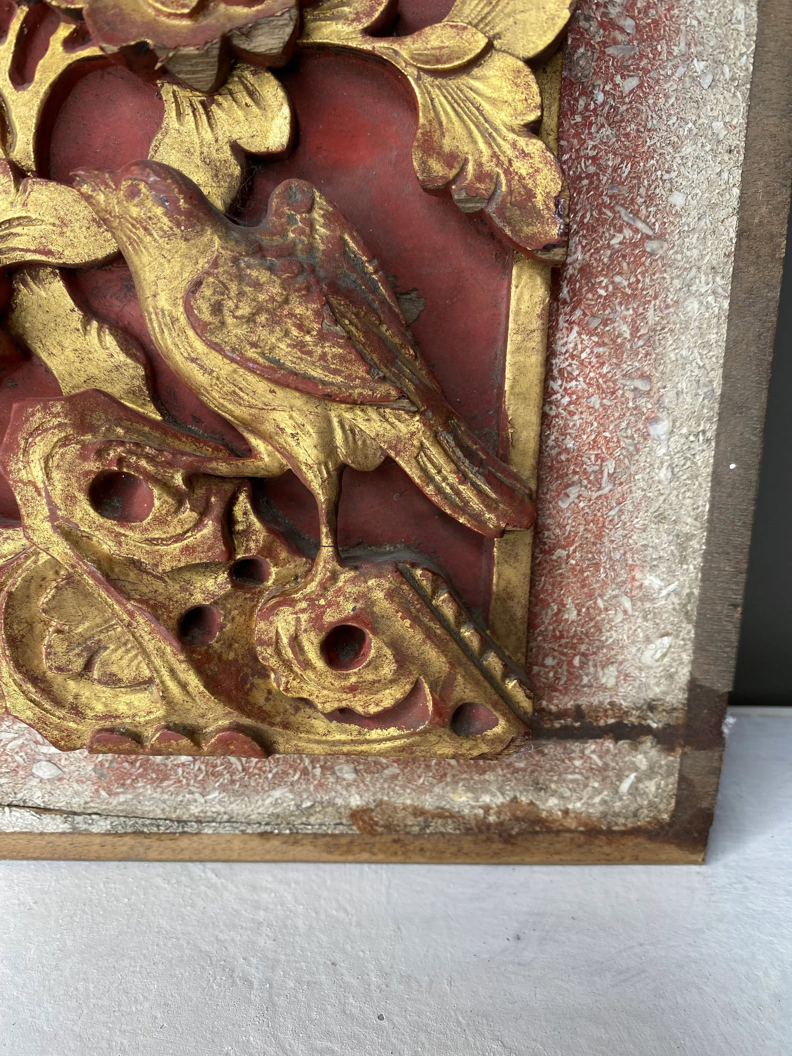 Antique Chinese Carved Panel - 2