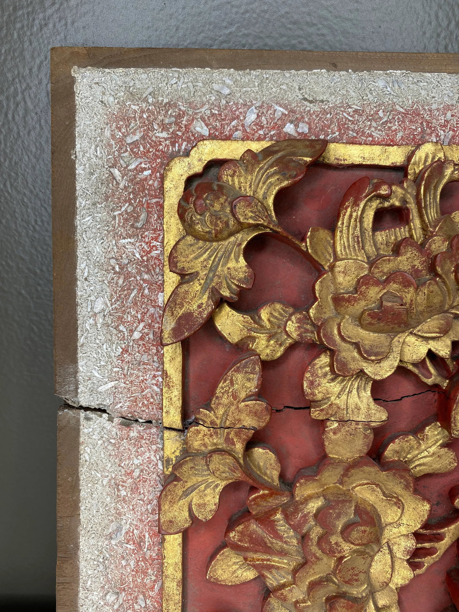 Antique Chinese Carved Panel - 3