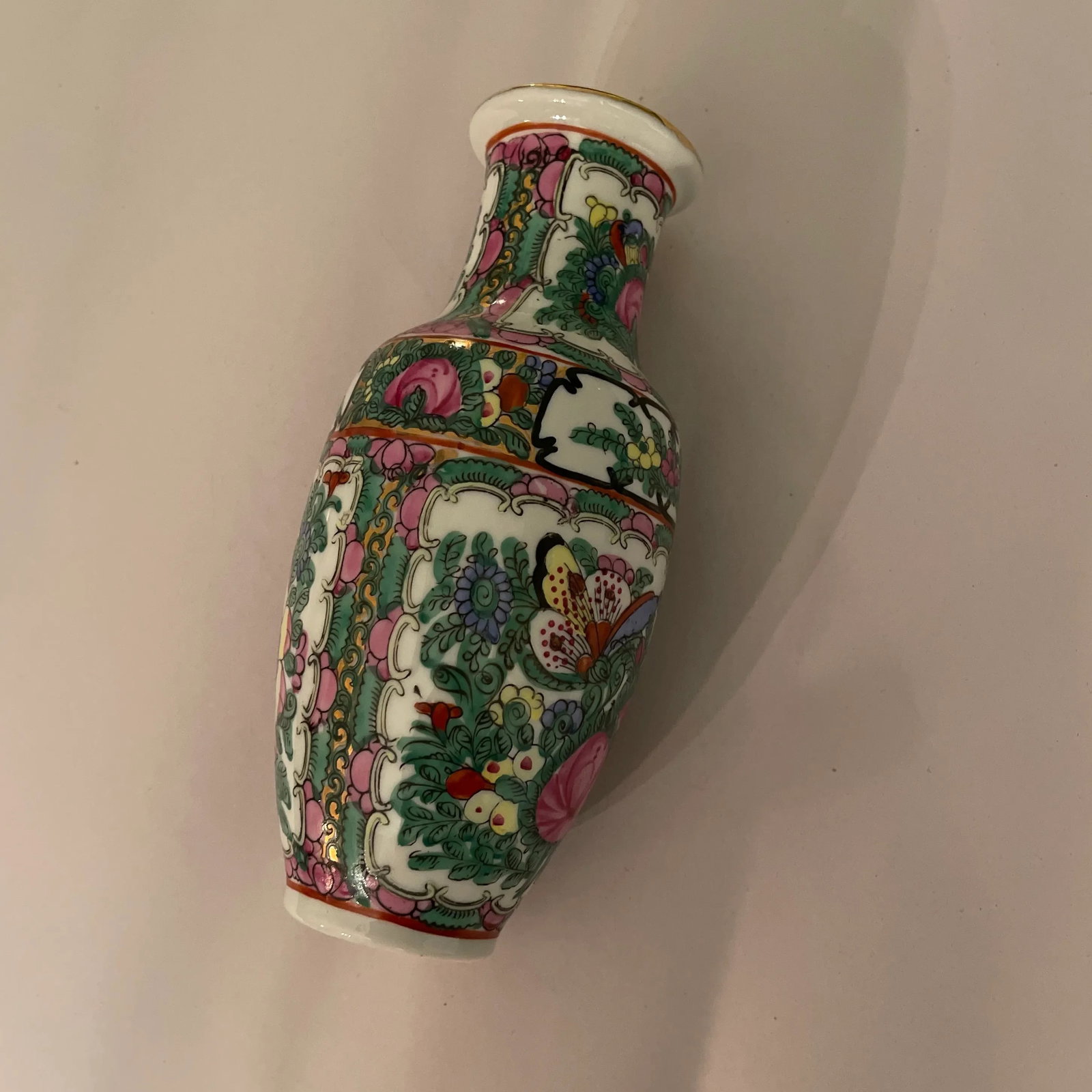Vintage Famille Rose Vase - 2