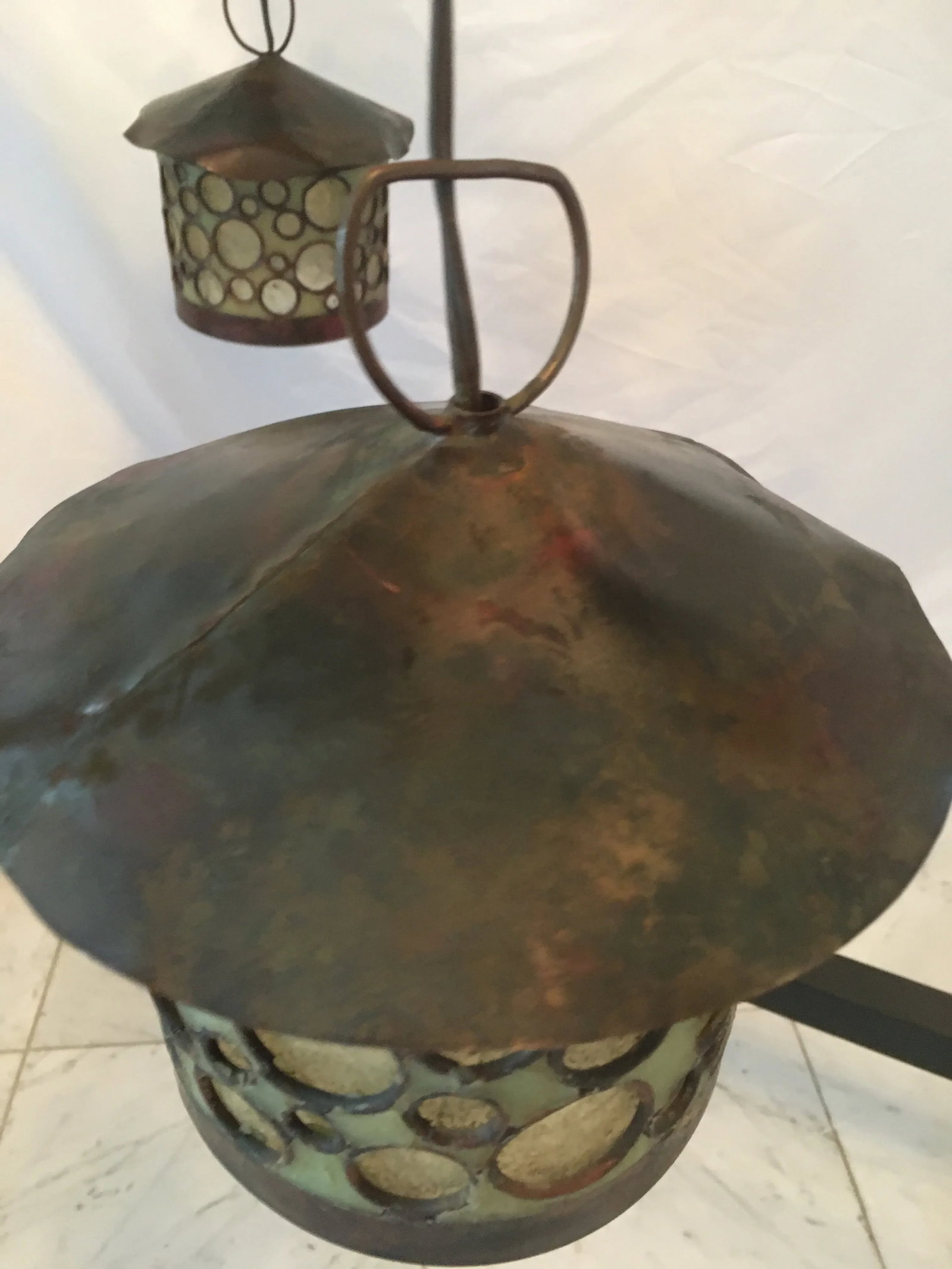 1930s German Carved Night Watchman Chandelier - 4