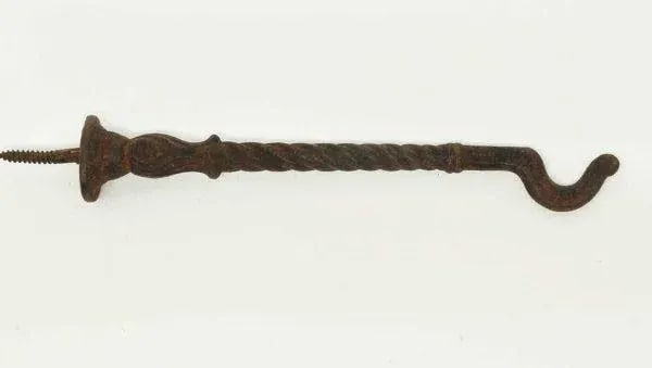 Victorian Cast Iron Plant Screw Hook - 2