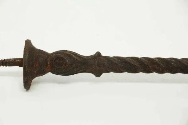 Victorian Cast Iron Plant Screw Hook - 4