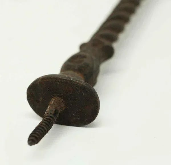 Victorian Cast Iron Plant Screw Hook - 5