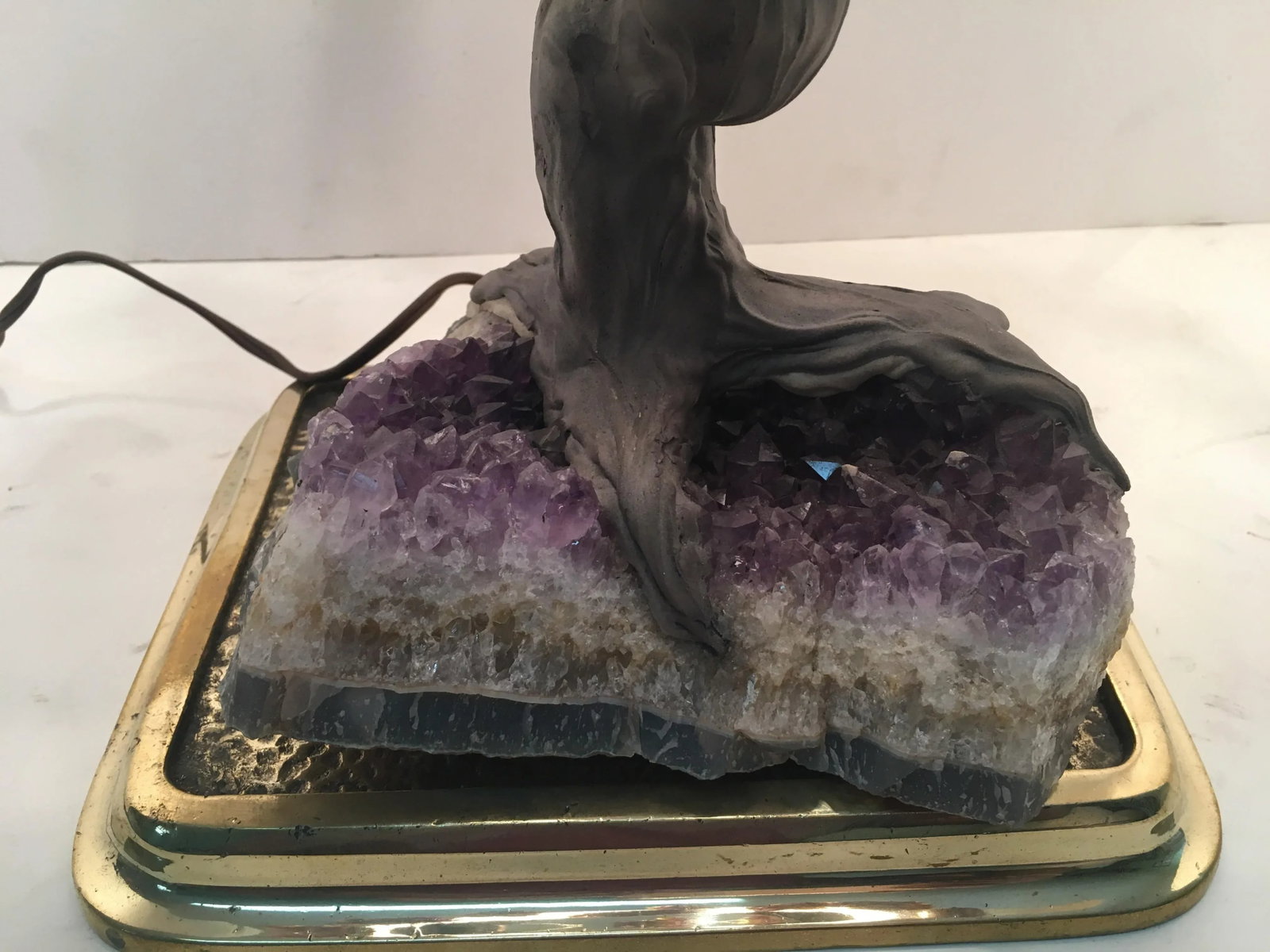Amethyst Rock Crystal Lamp - 4