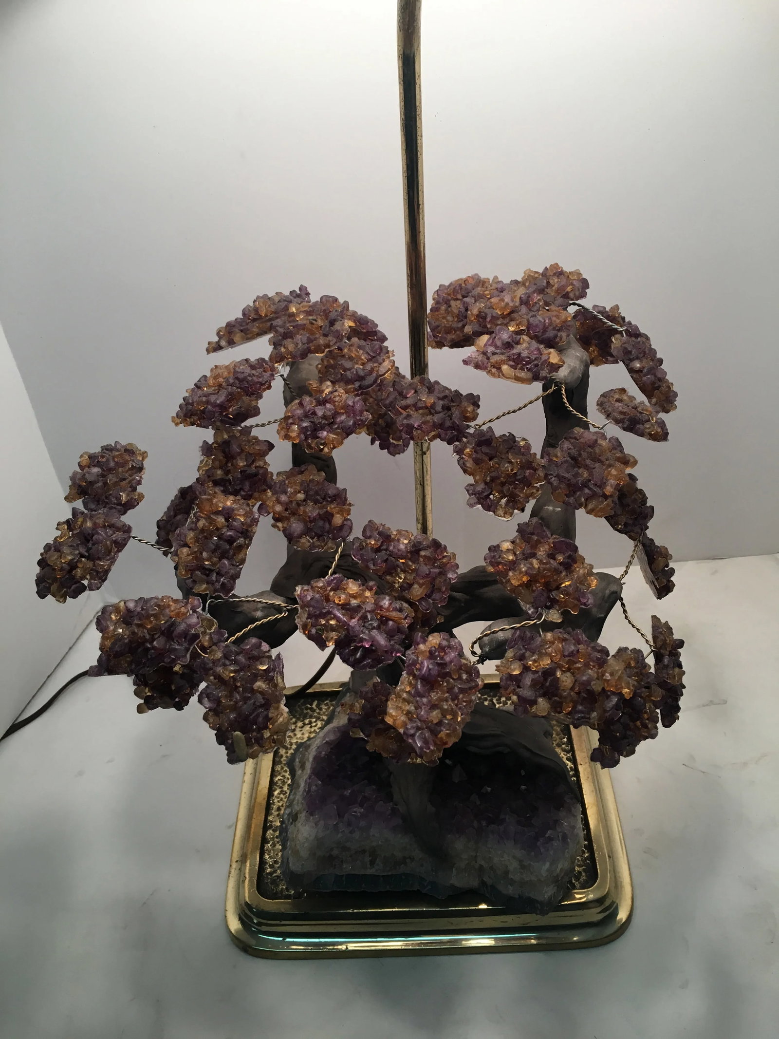 Amethyst Rock Crystal Lamp - 5