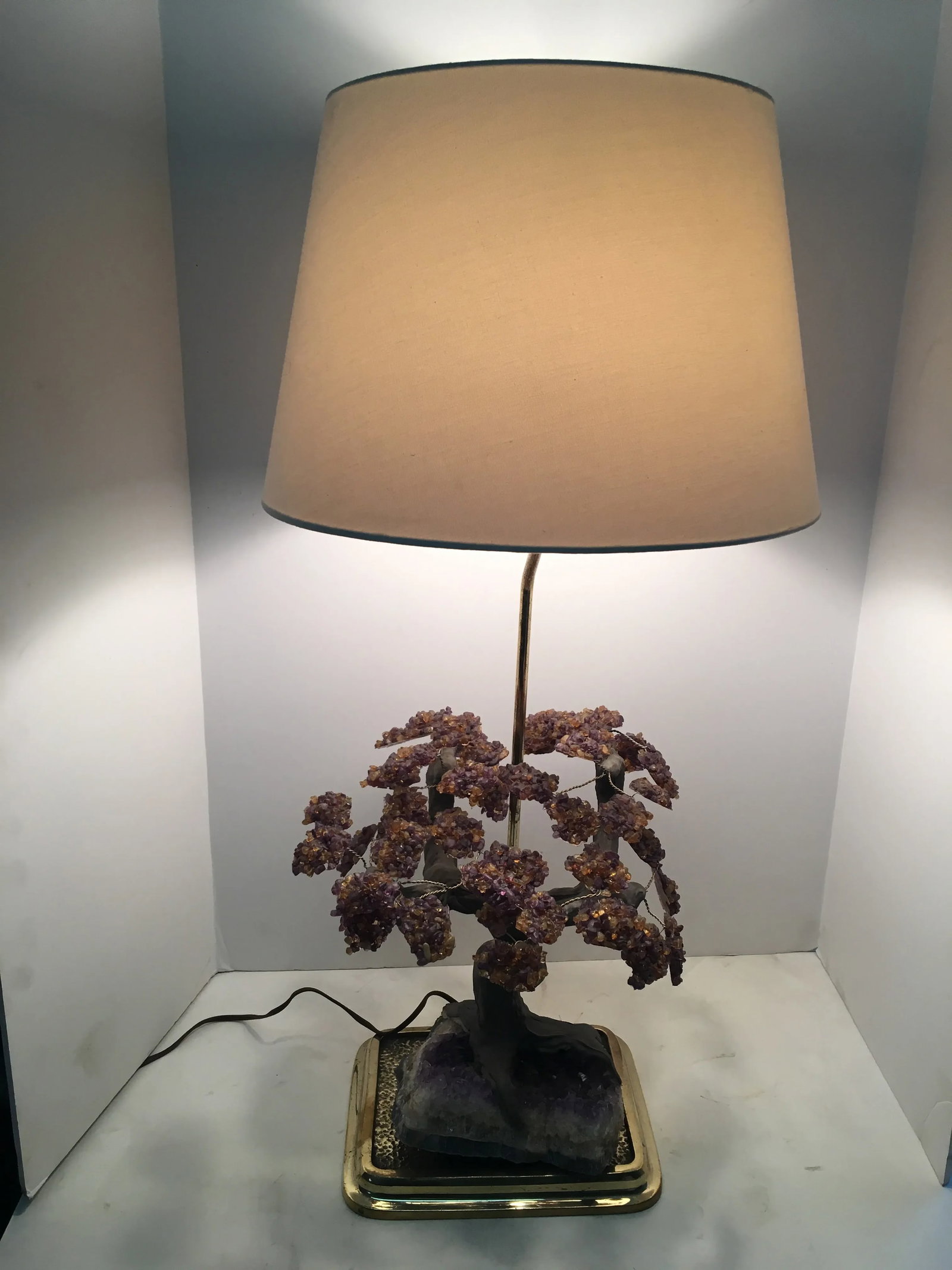 Amethyst Rock Crystal Lamp - 6