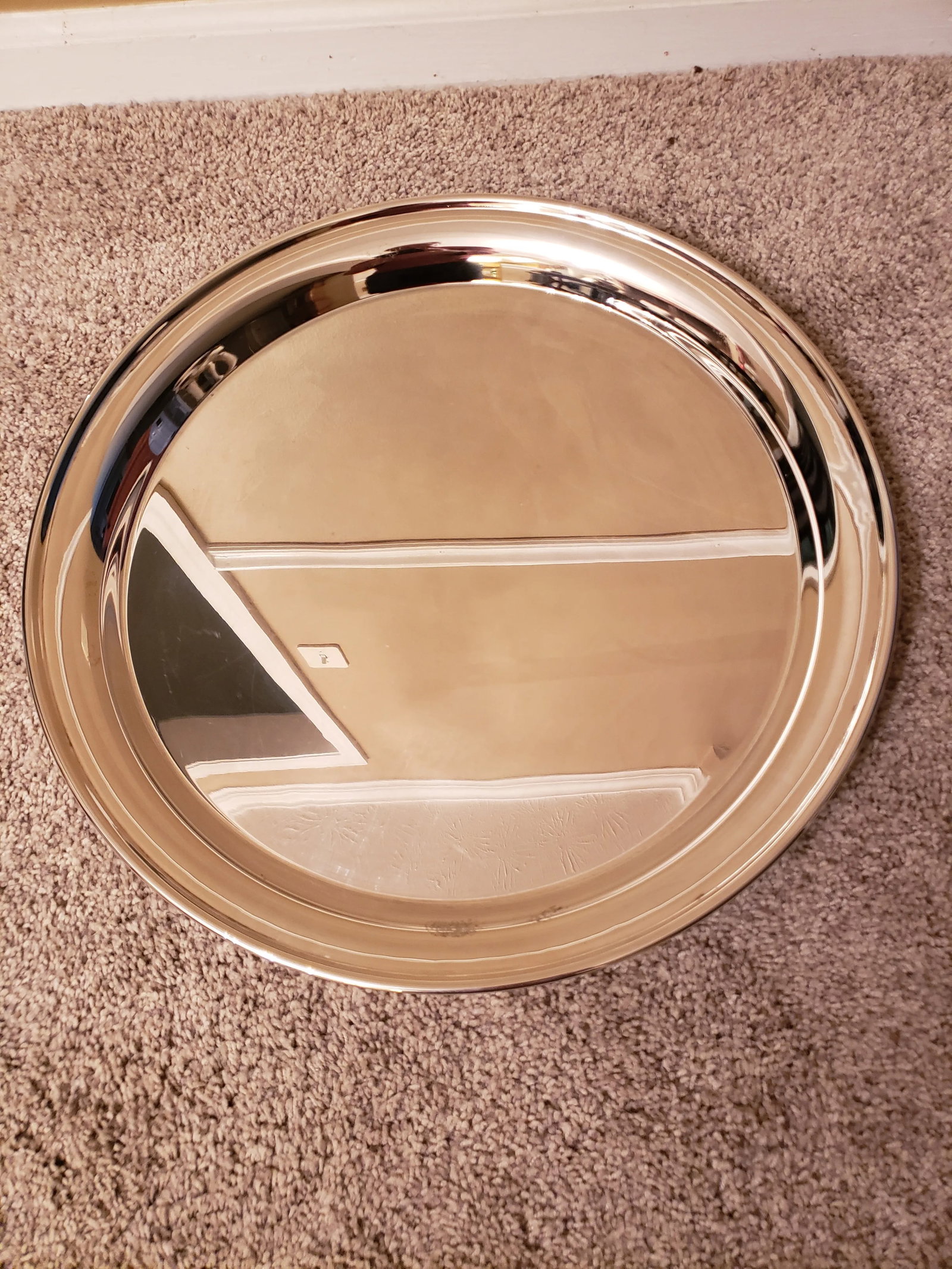 Vintage Large Italian Silver Plated Gallery Tray - 5