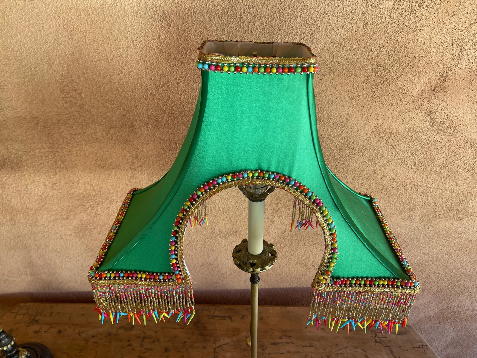Penny Long Couture Eiffel Tower Lamp Shade. - 10