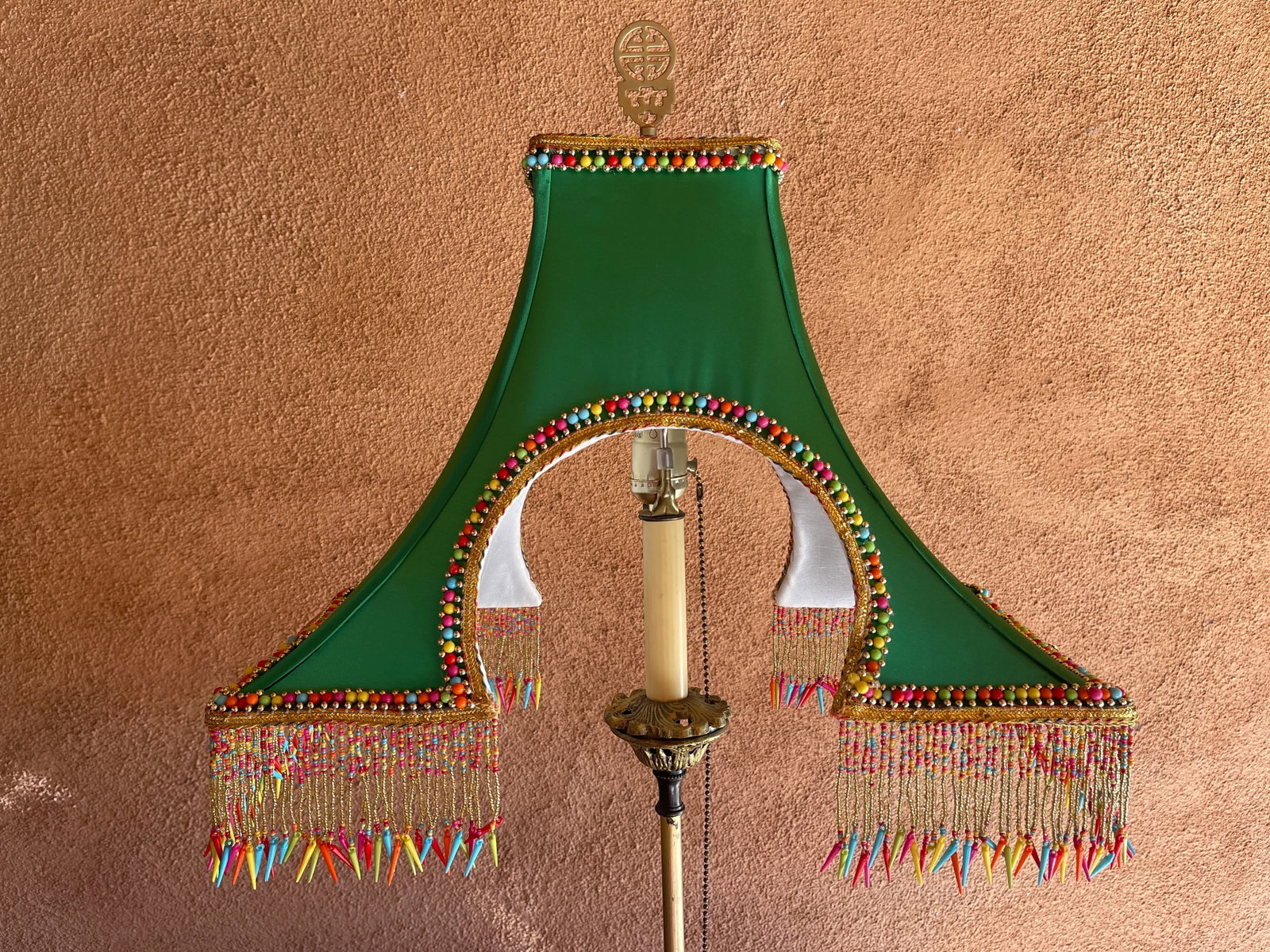 Penny Long Couture Eiffel Tower Lamp Shade. - 2