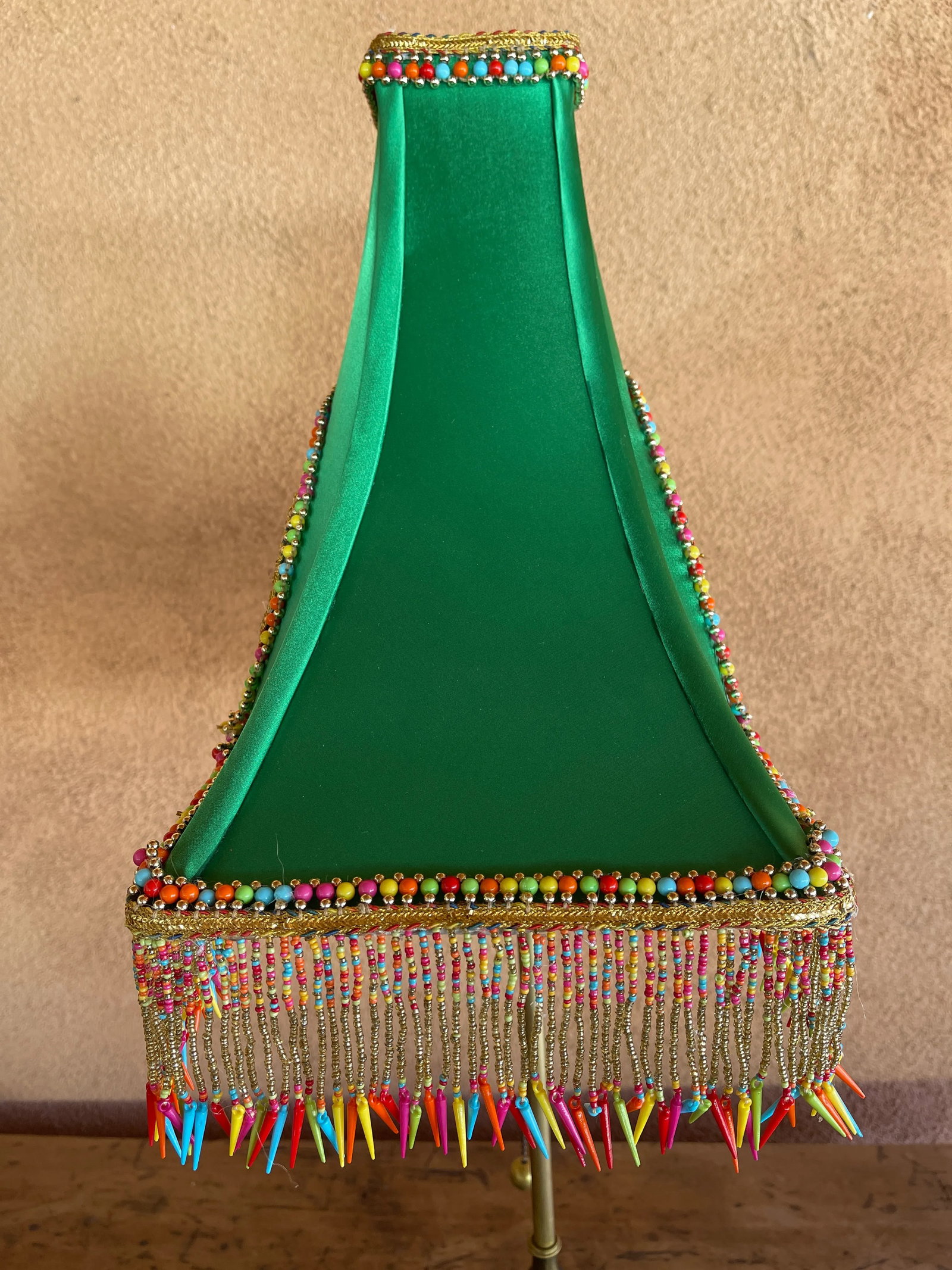 Penny Long Couture Eiffel Tower Lamp Shade. - 5