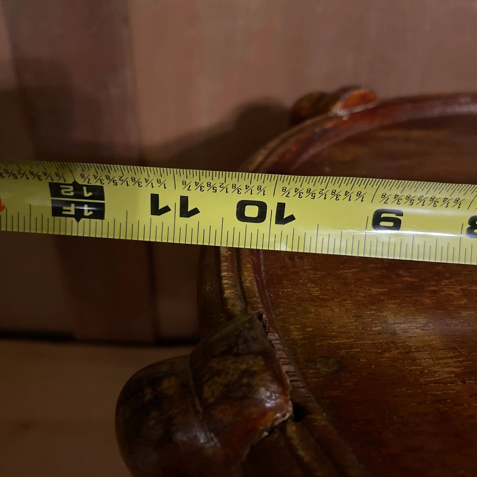 Oriental Wood Vase or Jar Stand - 4