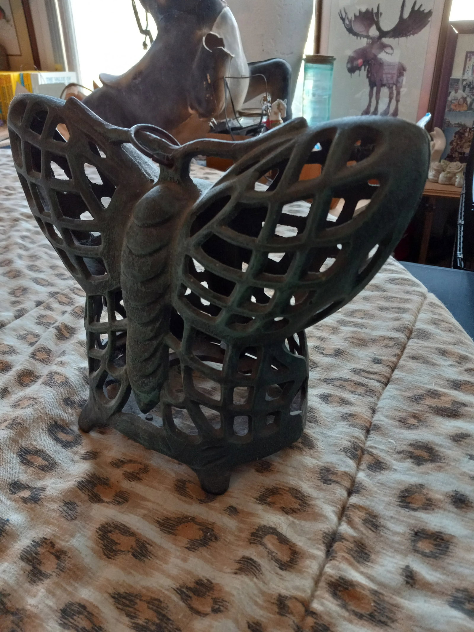1990s Wrought Iron Butterfly Sculpture - 10