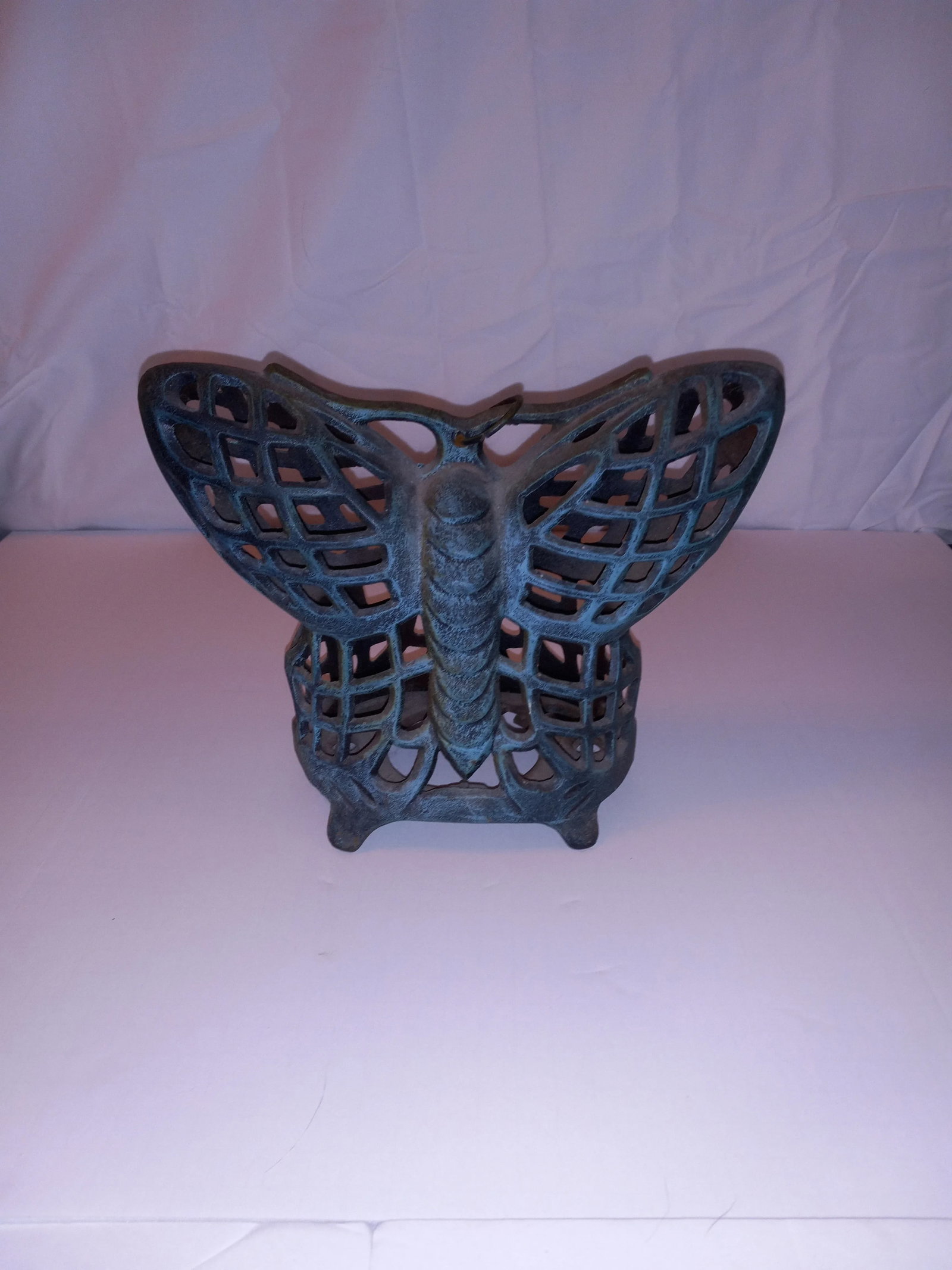 1990s Wrought Iron Butterfly Sculpture - 13