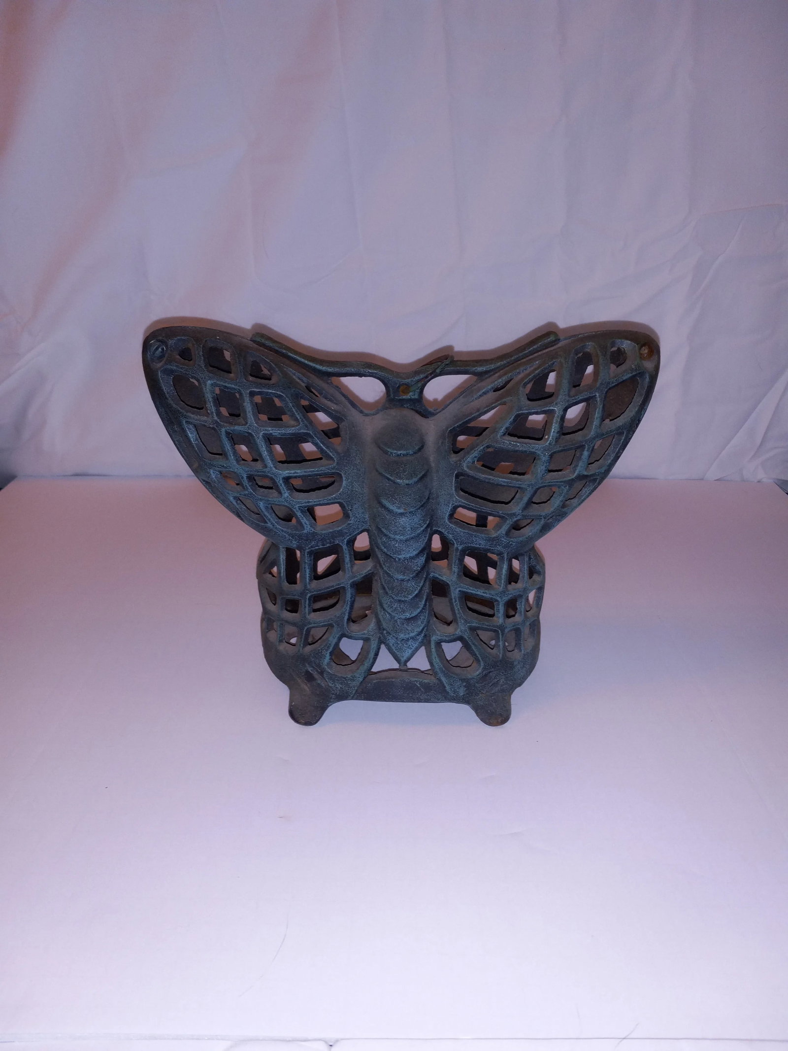 1990s Wrought Iron Butterfly Sculpture - 2
