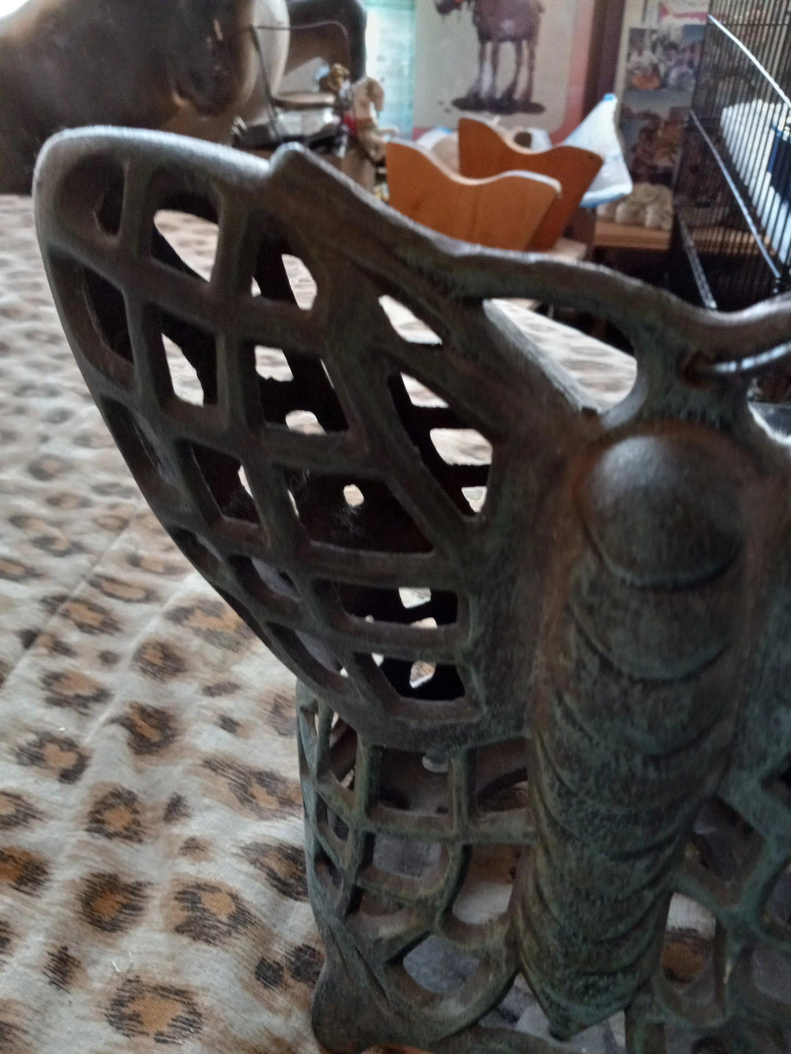 1990s Wrought Iron Butterfly Sculpture - 5