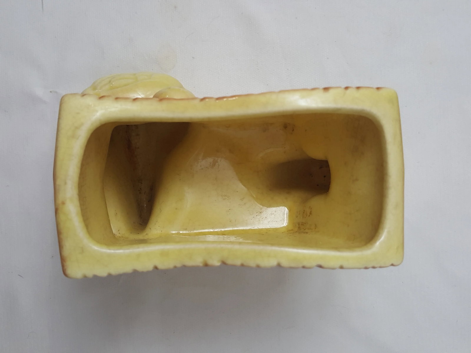 Royal Copley Yellow Duckie and Wheelbarrow Planter - 7