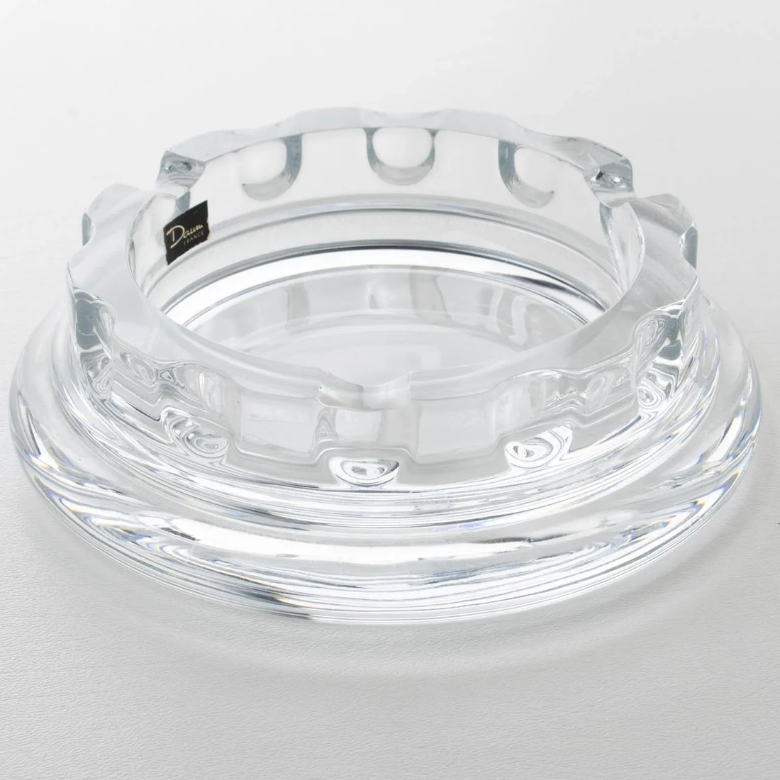 Daum France Crystal Cigar Ashtray Decorative Bowl Catchall, 1970s - 11