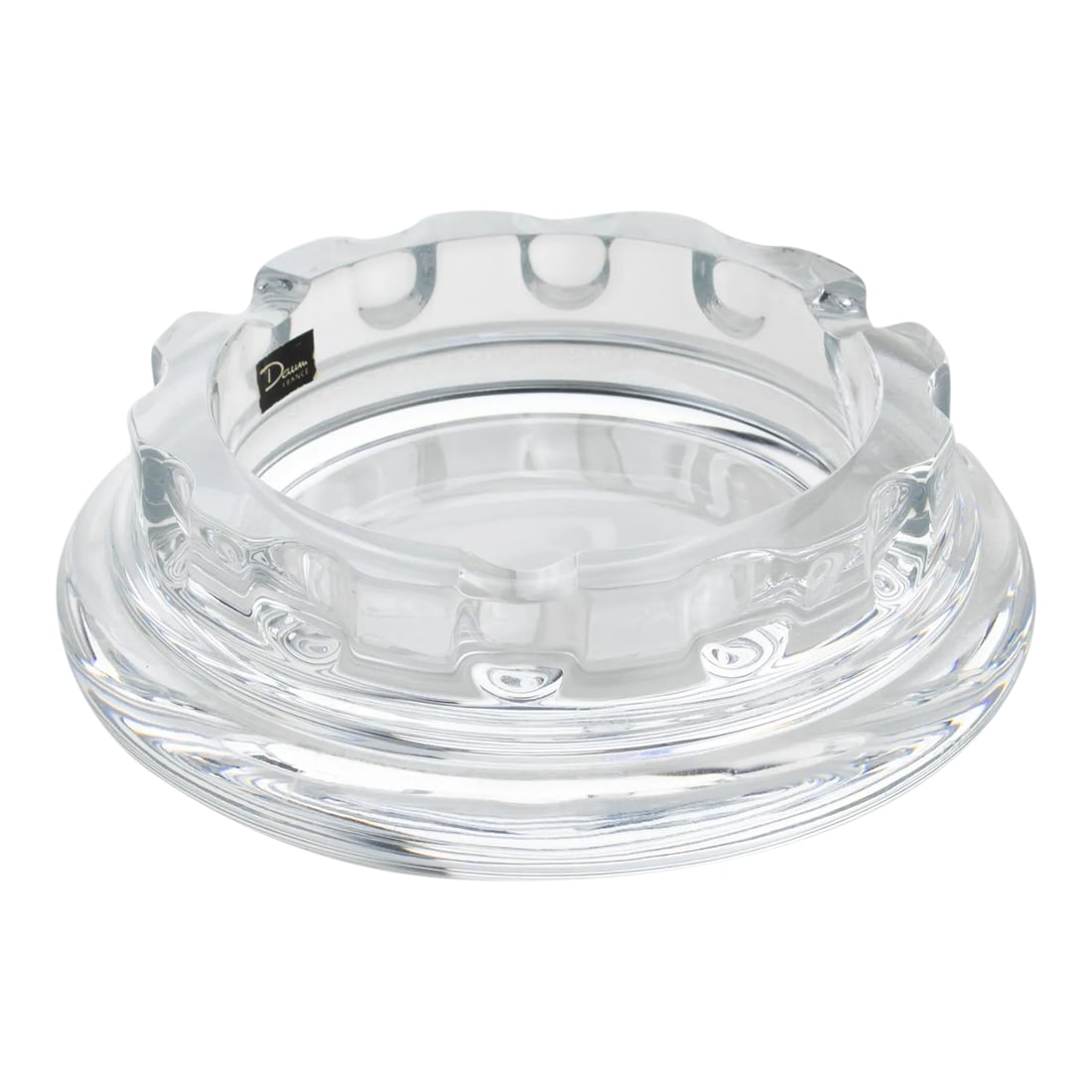 Daum France Crystal Cigar Ashtray Decorative Bowl Catchall, 1970s (1 of 11)