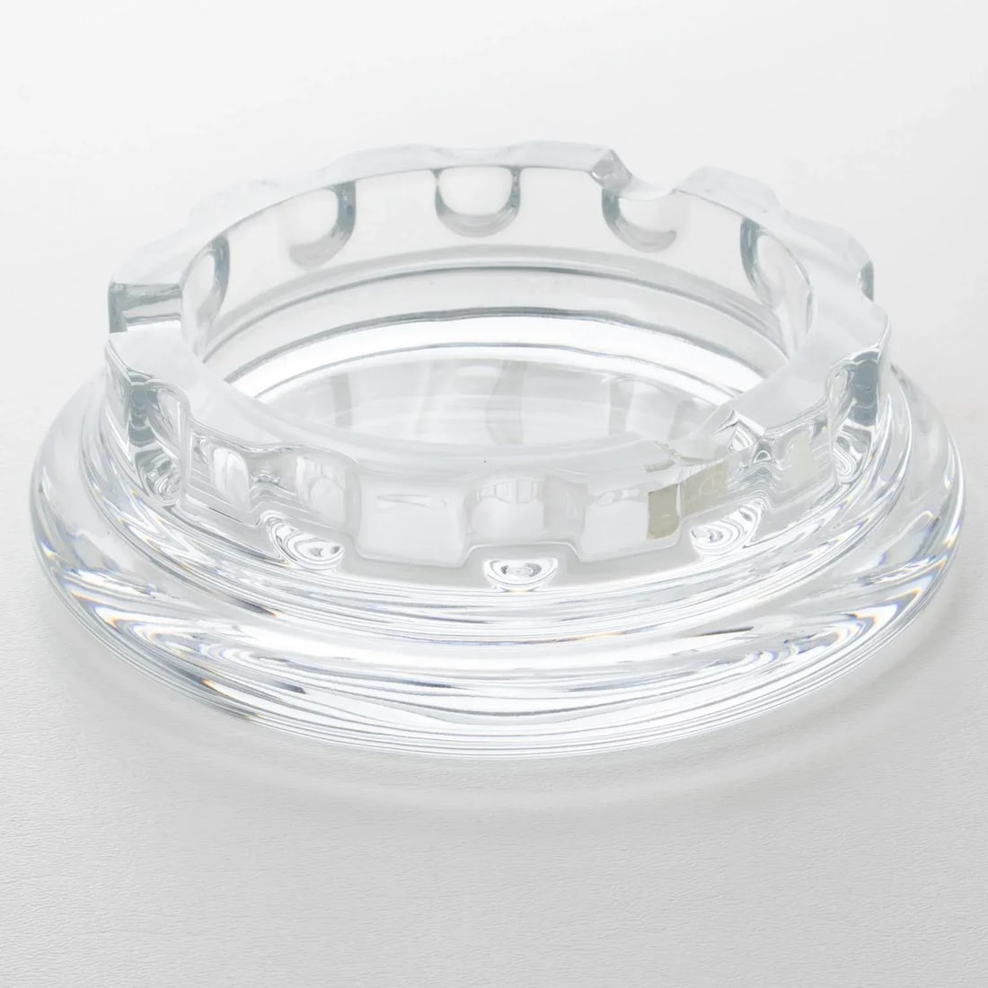 Daum France Crystal Cigar Ashtray Decorative Bowl Catchall, 1970s - 2