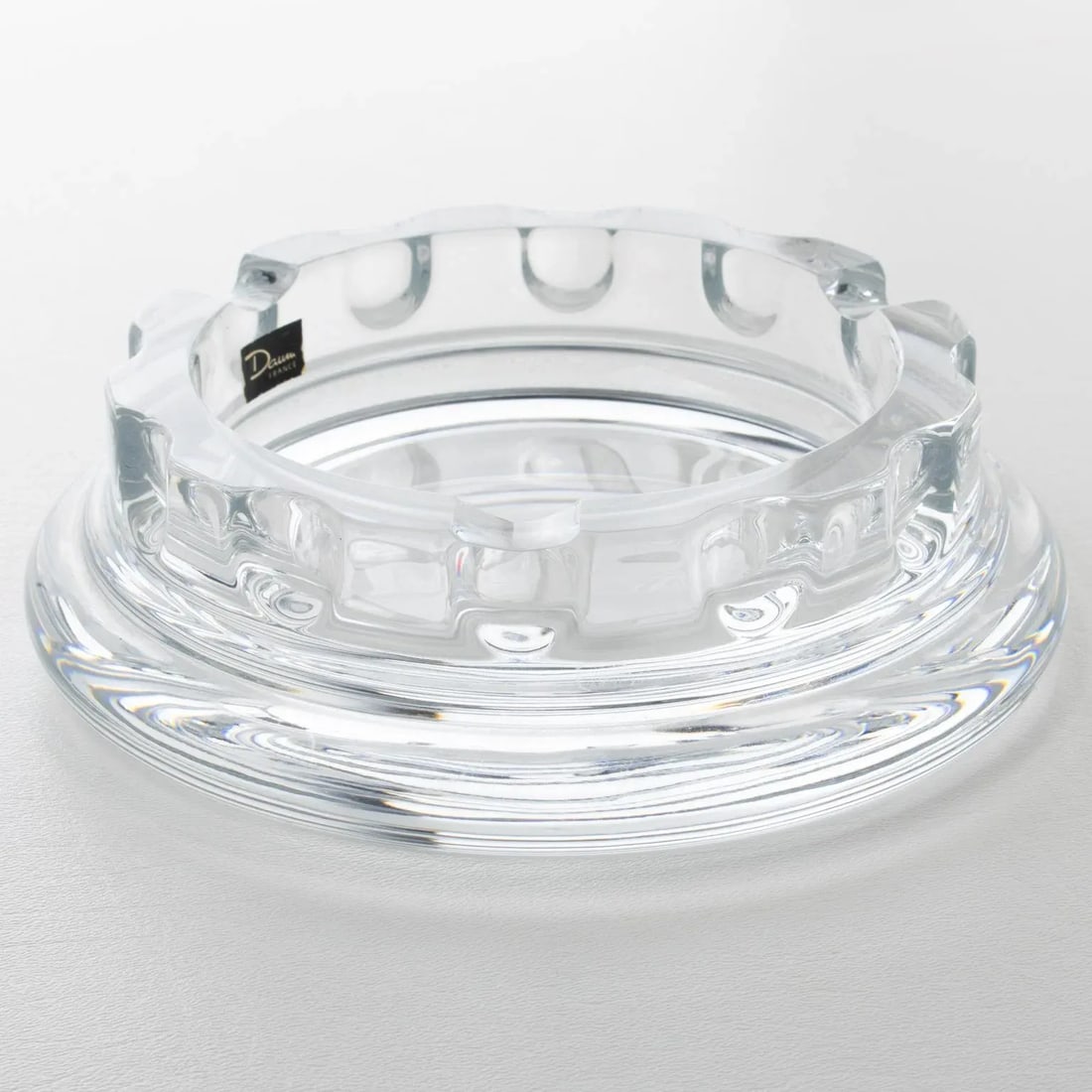 Daum France Crystal Cigar Ashtray Decorative Bowl Catchall, 1970s - 5