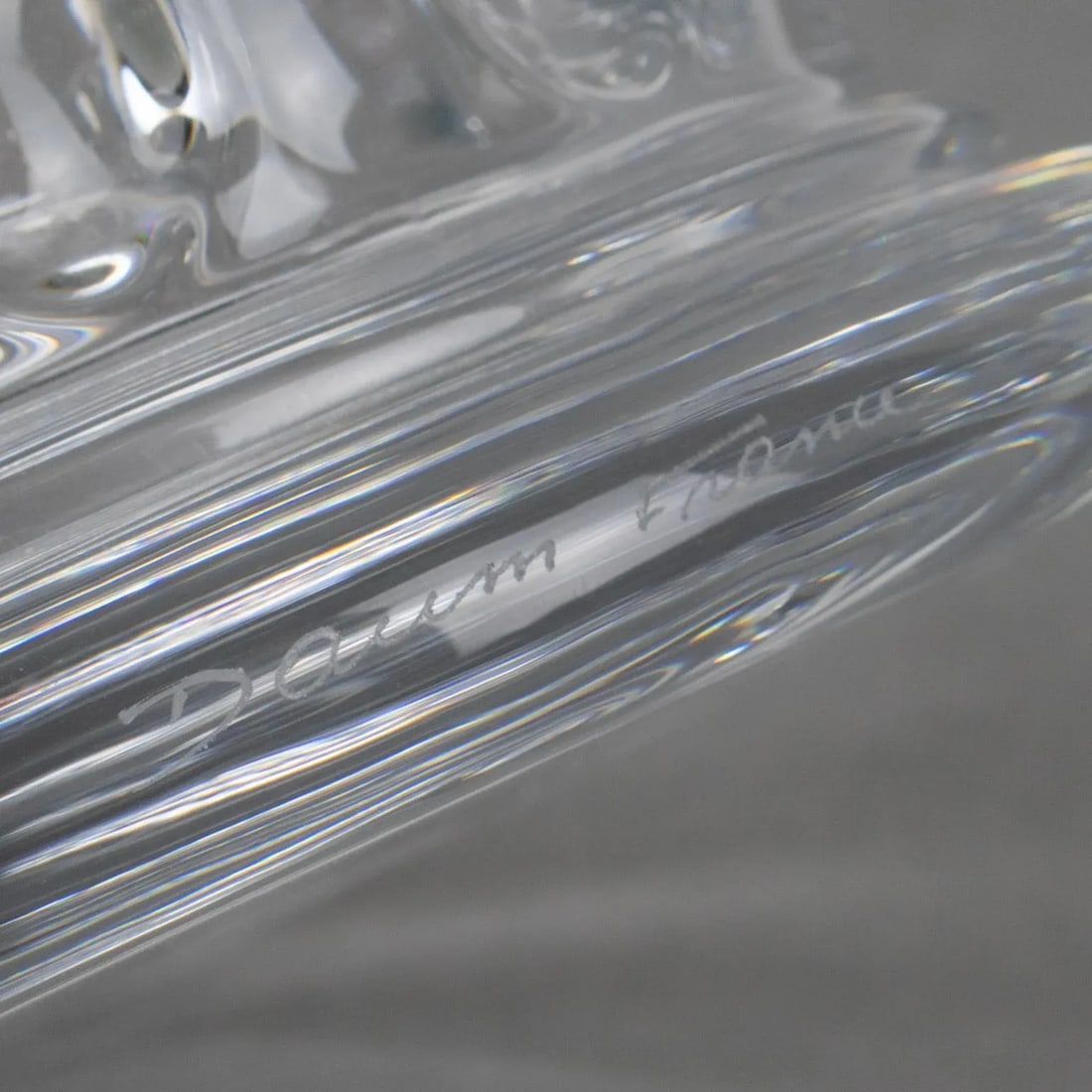 Daum France Crystal Cigar Ashtray Decorative Bowl Catchall, 1970s - 7