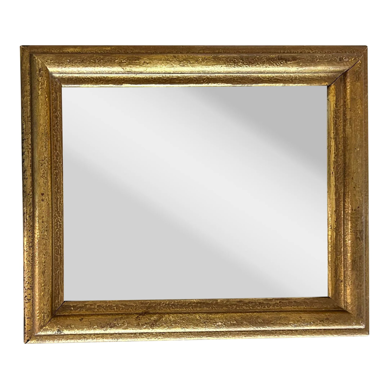Vintage Mid 20th Century Gold Frame Mirror (1 of 6)