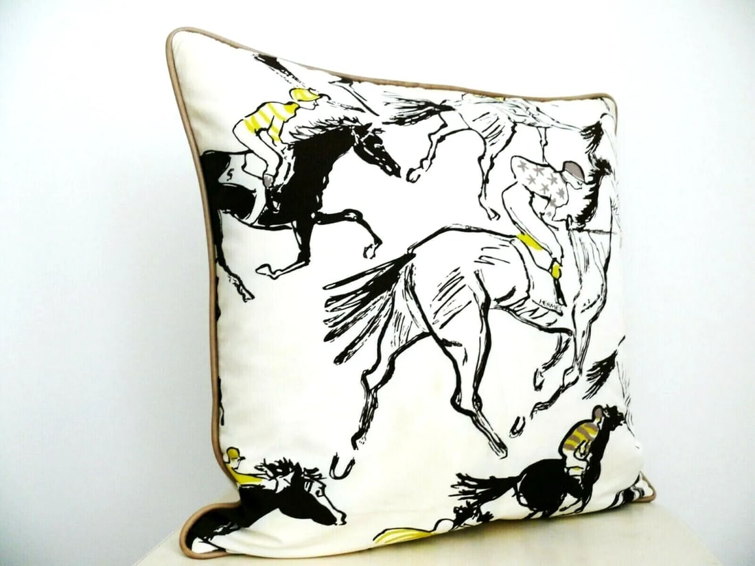 2000s Hermes Paris Pillow / Cushion - 2