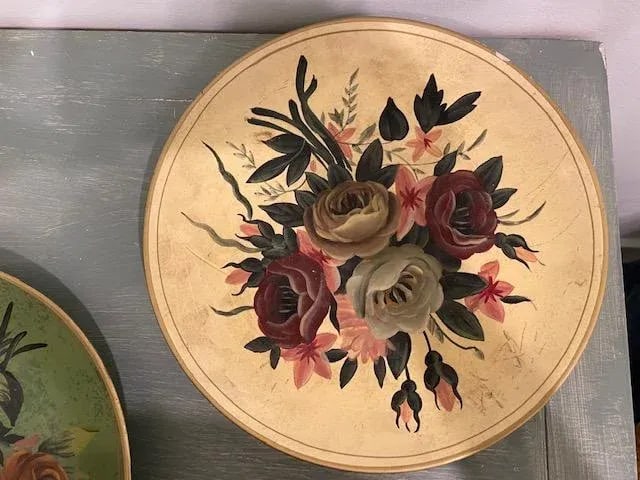 Vintage 1970s Raymond Waites Decorative Plate Set of 6 - 10