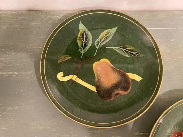 Vintage 1970s Raymond Waites Decorative Plate Set of 6 - 6