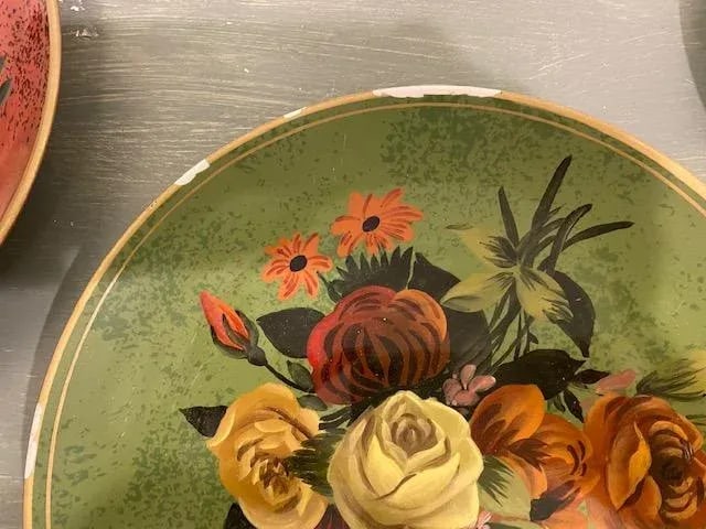 Vintage 1970s Raymond Waites Decorative Plate Set of 6 - 7