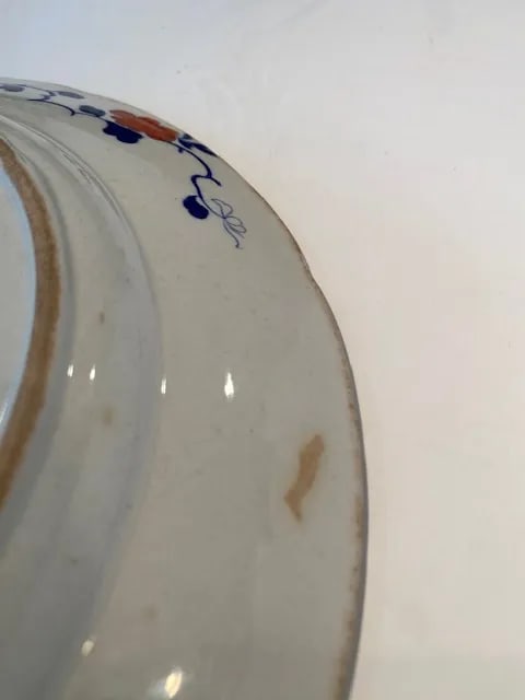 1820's English Hicks, Meigh and Johnson Polychrome Imari Style Plate - 6