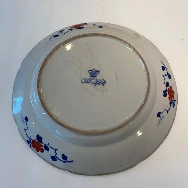 1820's English Hicks, Meigh and Johnson Polychrome Imari Style Plate - 8