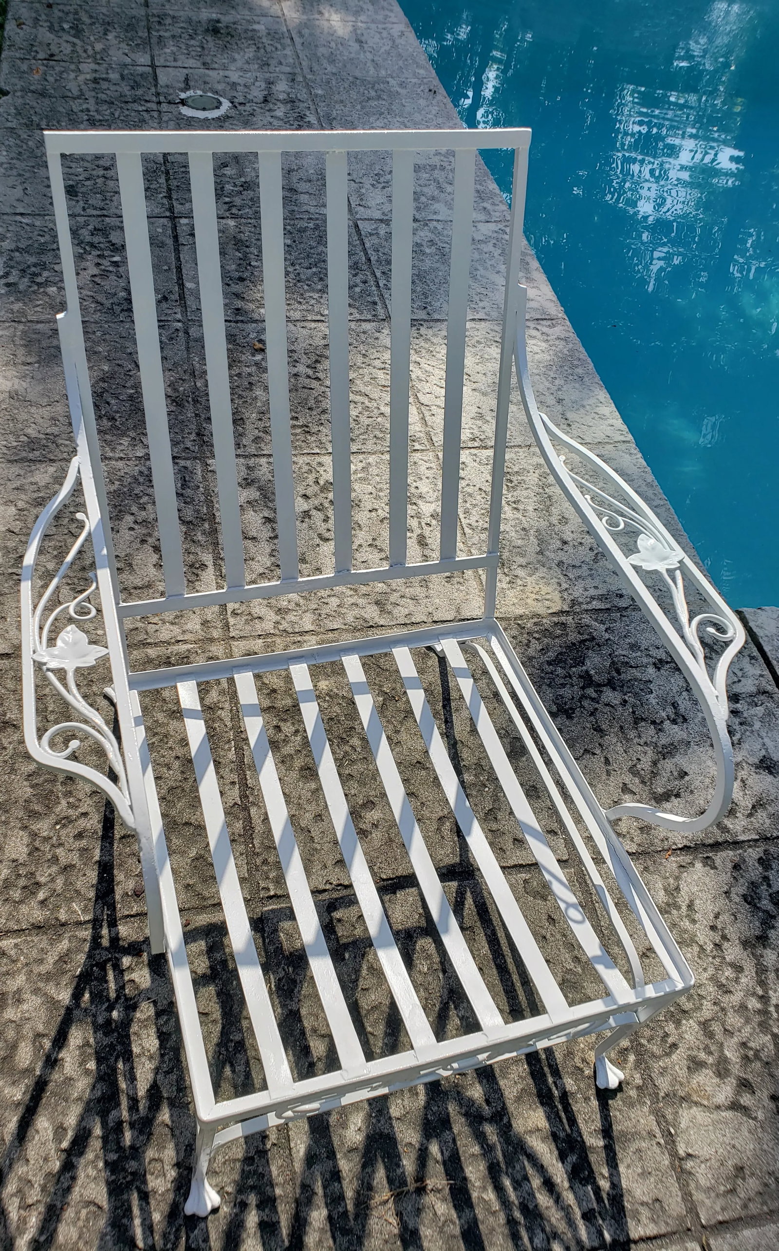 Mt Vernon Wrought Iron Chair Attributed to Salterini - 11
