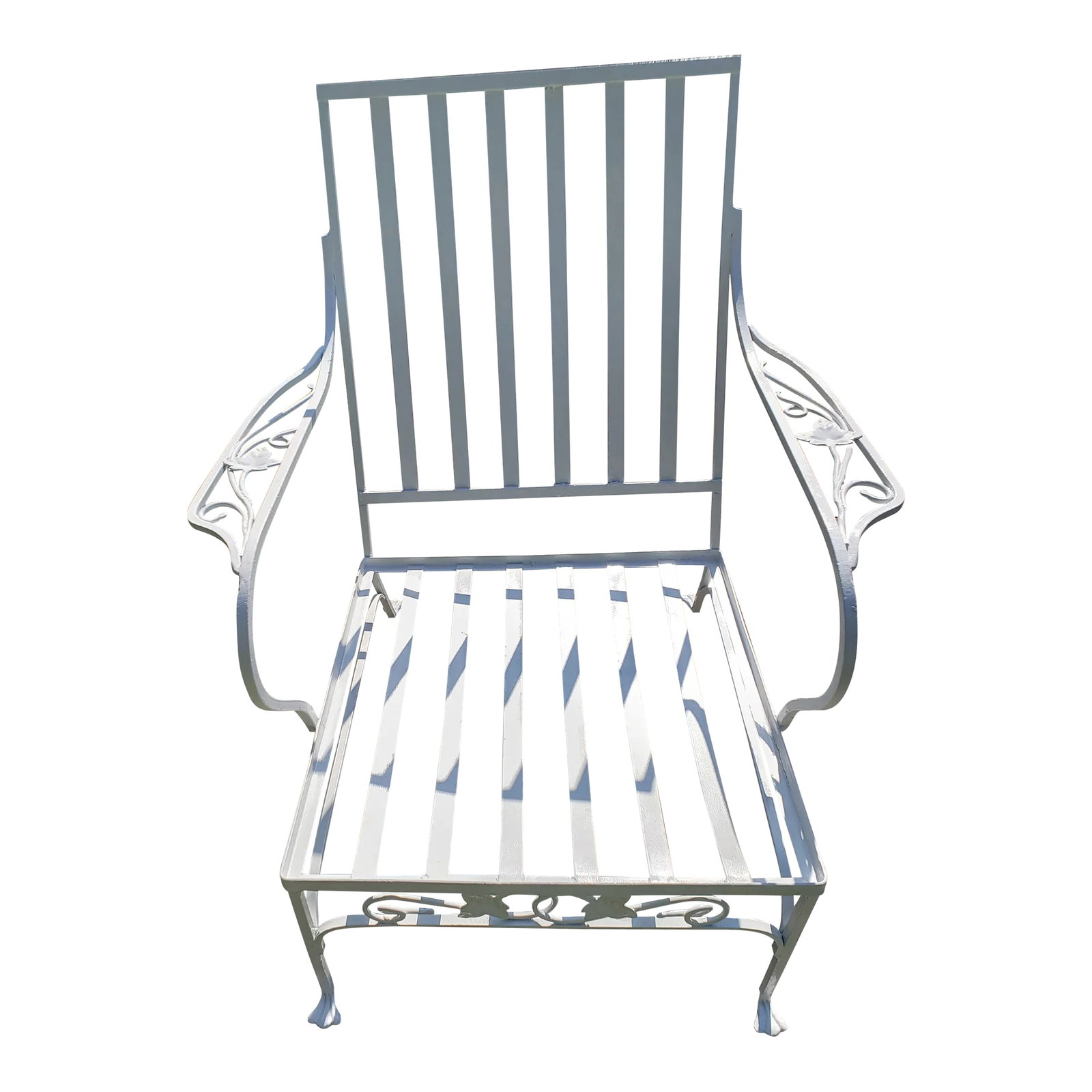 Mt Vernon Wrought Iron Chair Attributed to Salterini (1 of 12)