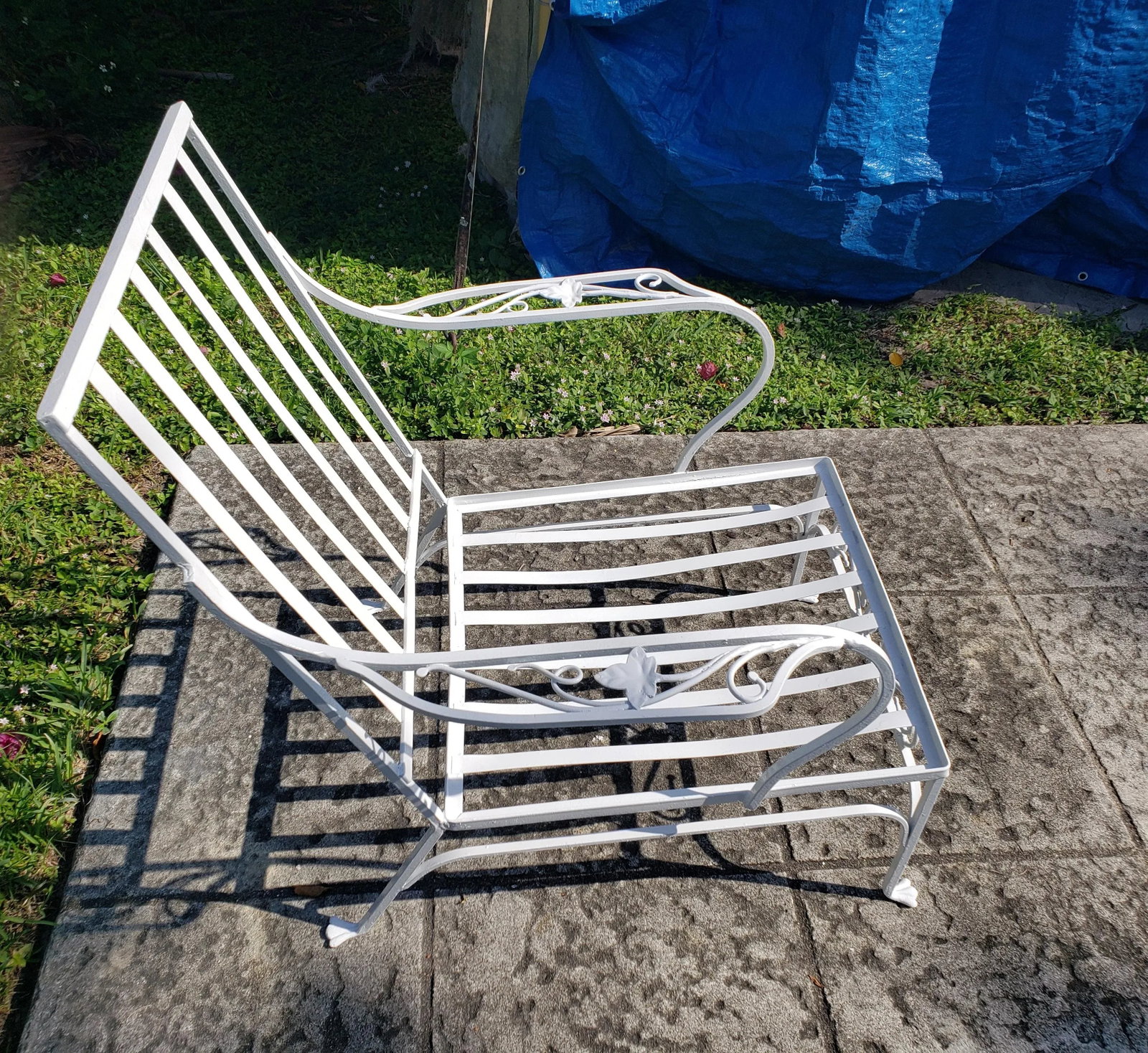 Mt Vernon Wrought Iron Chair Attributed to Salterini - 4